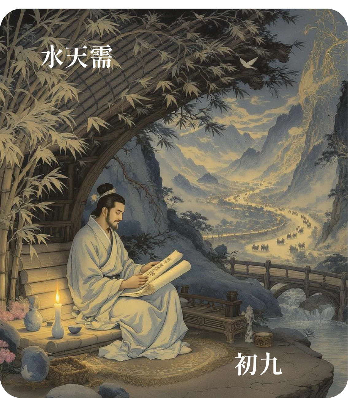 需卦初九爻カード:需于郊