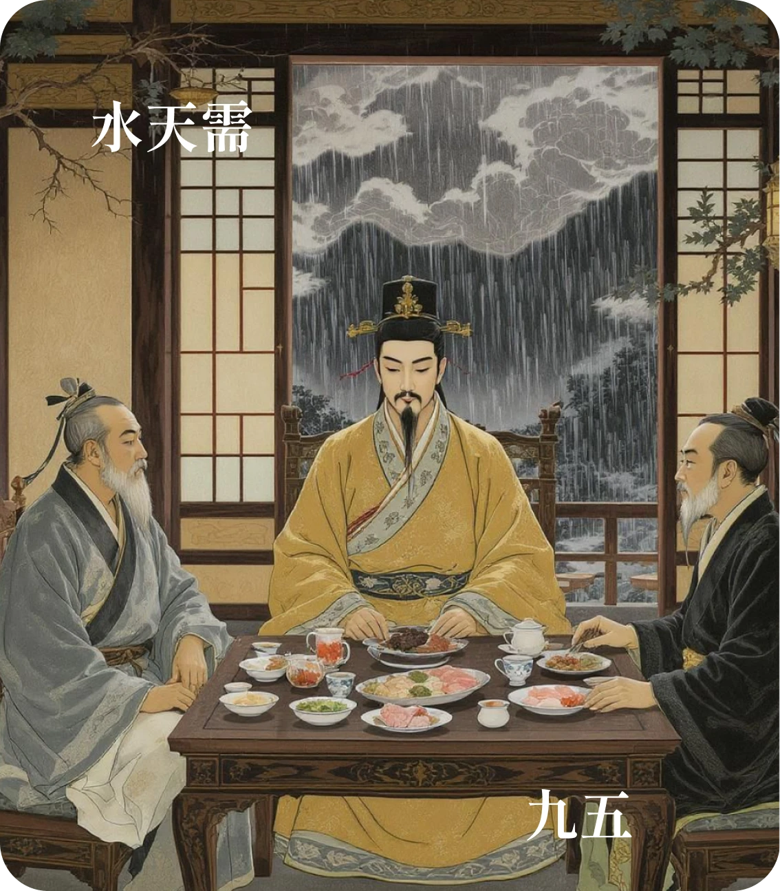 需卦九五爻カード:需于酒食