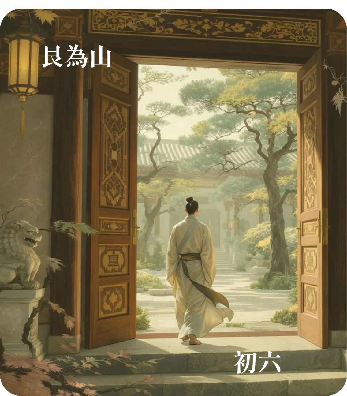 艮卦初六爻カード：艮其趾