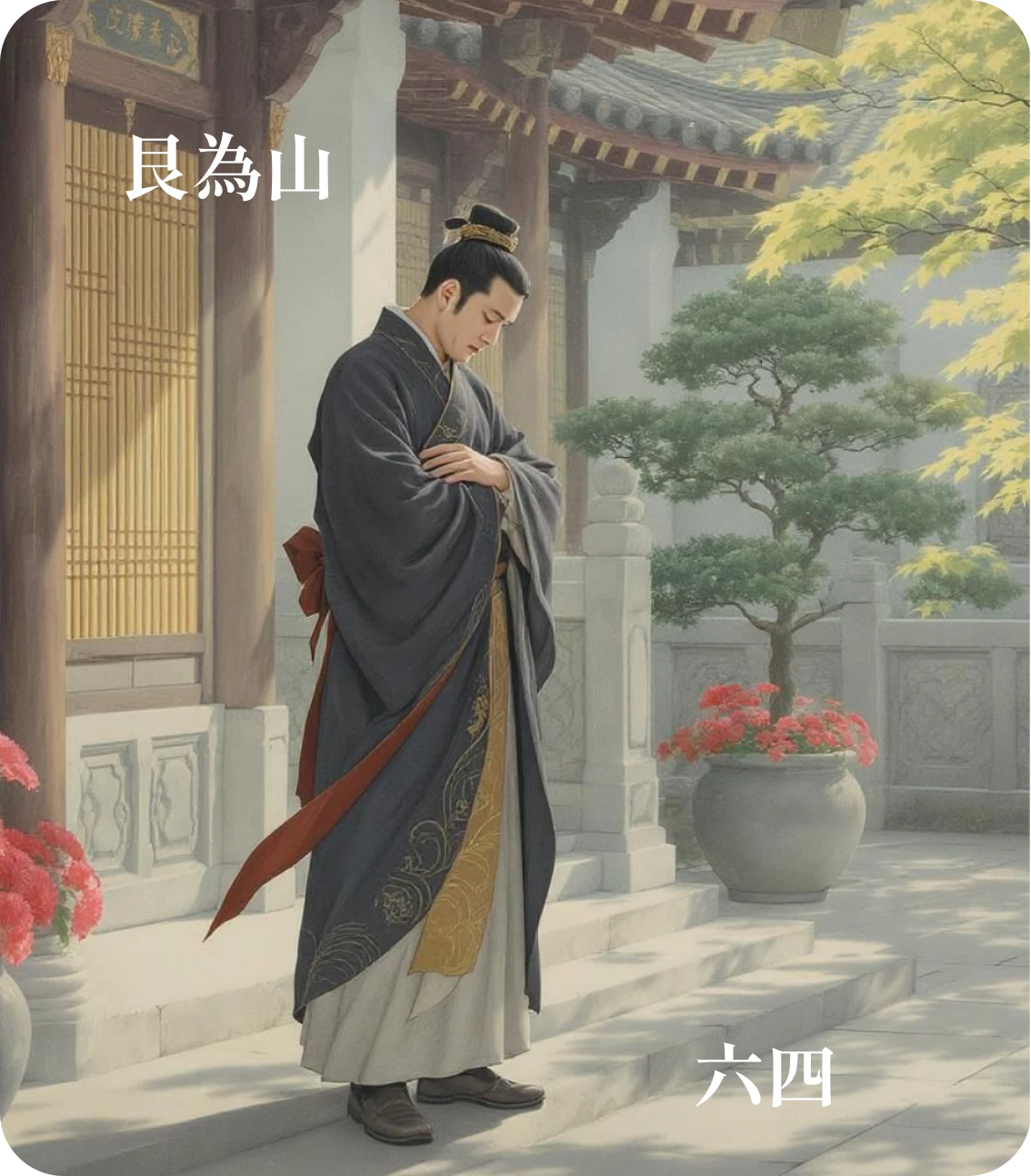 艮卦六四爻カード：艮其身