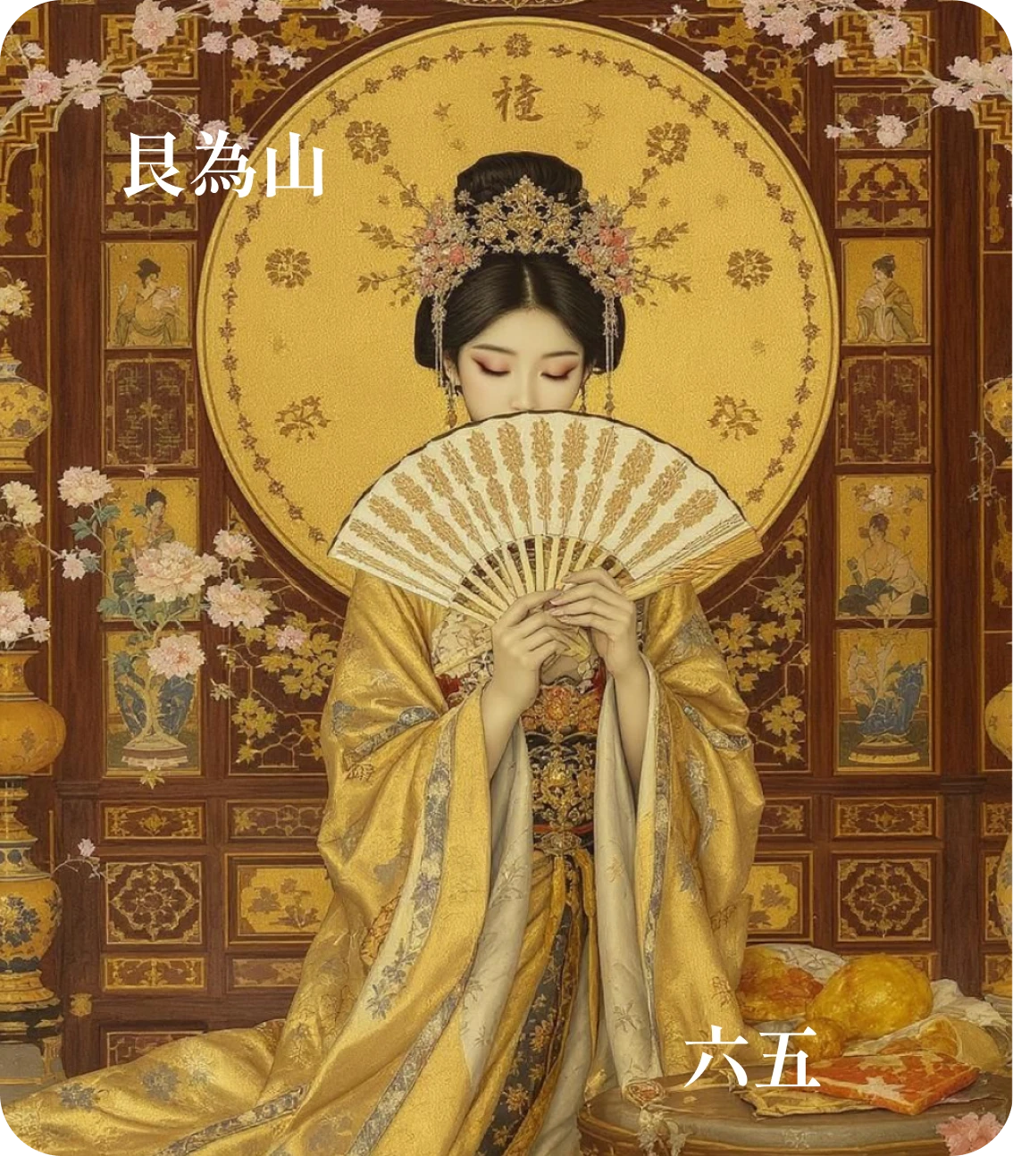 艮卦六五爻カード：艮其輔