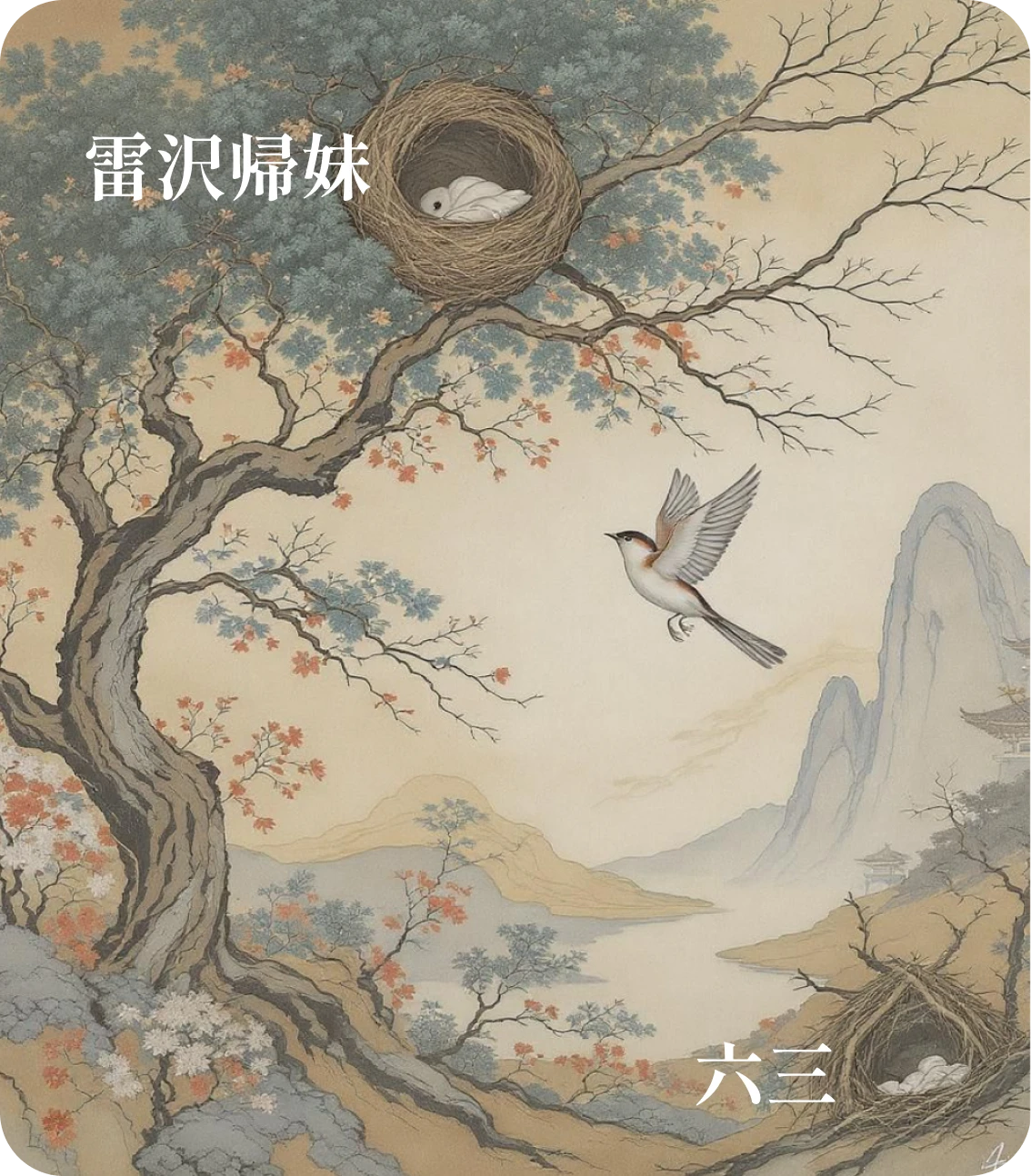 帰妹卦六三爻カード:帰妹以須