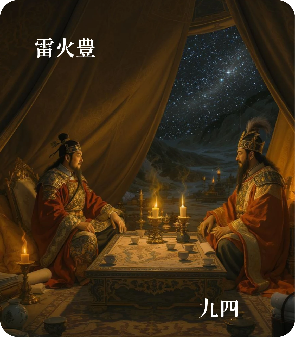 丰卦九四爻カード:遇其夷主