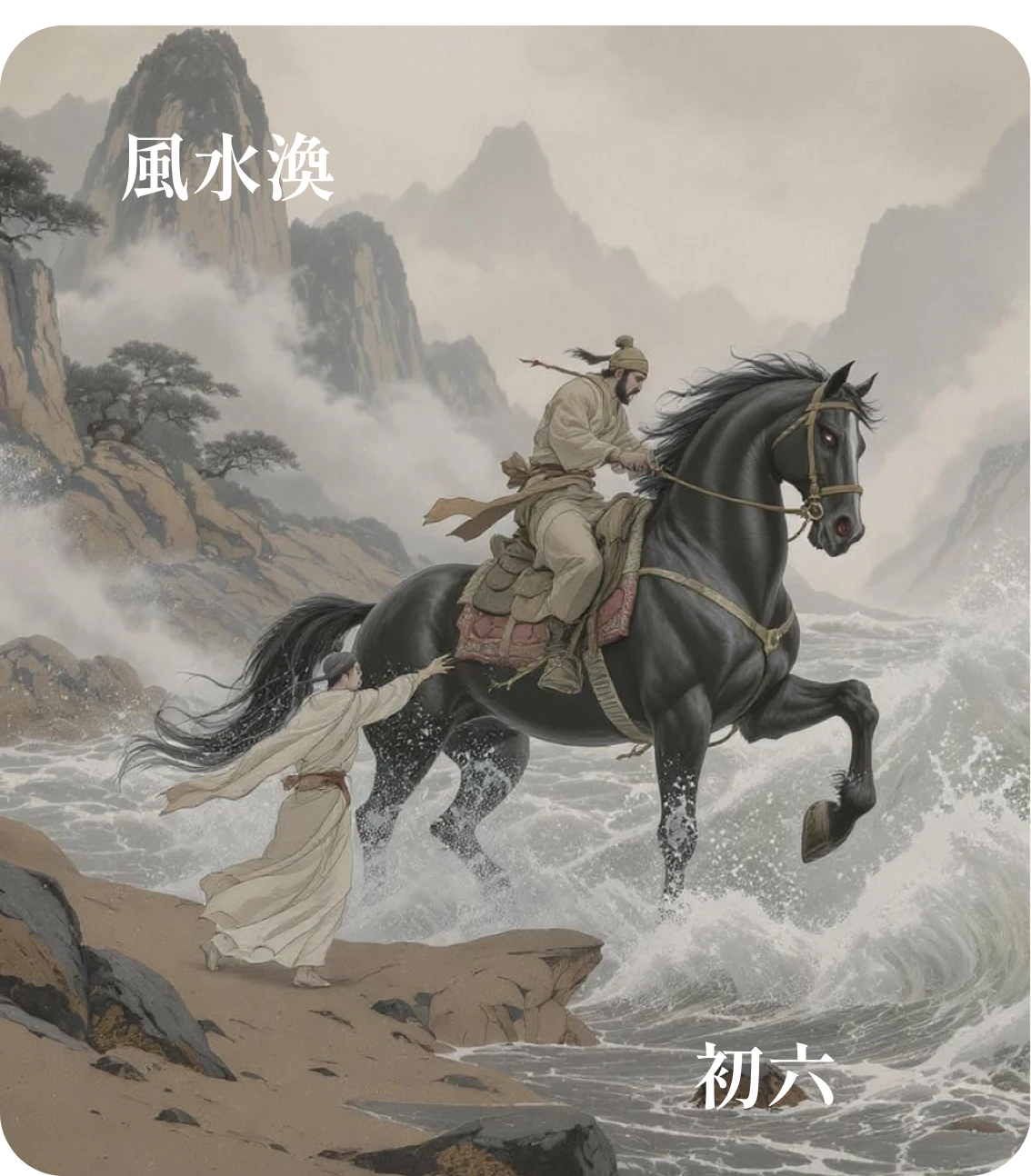 渙卦初六爻カード:用拯馬壮吉