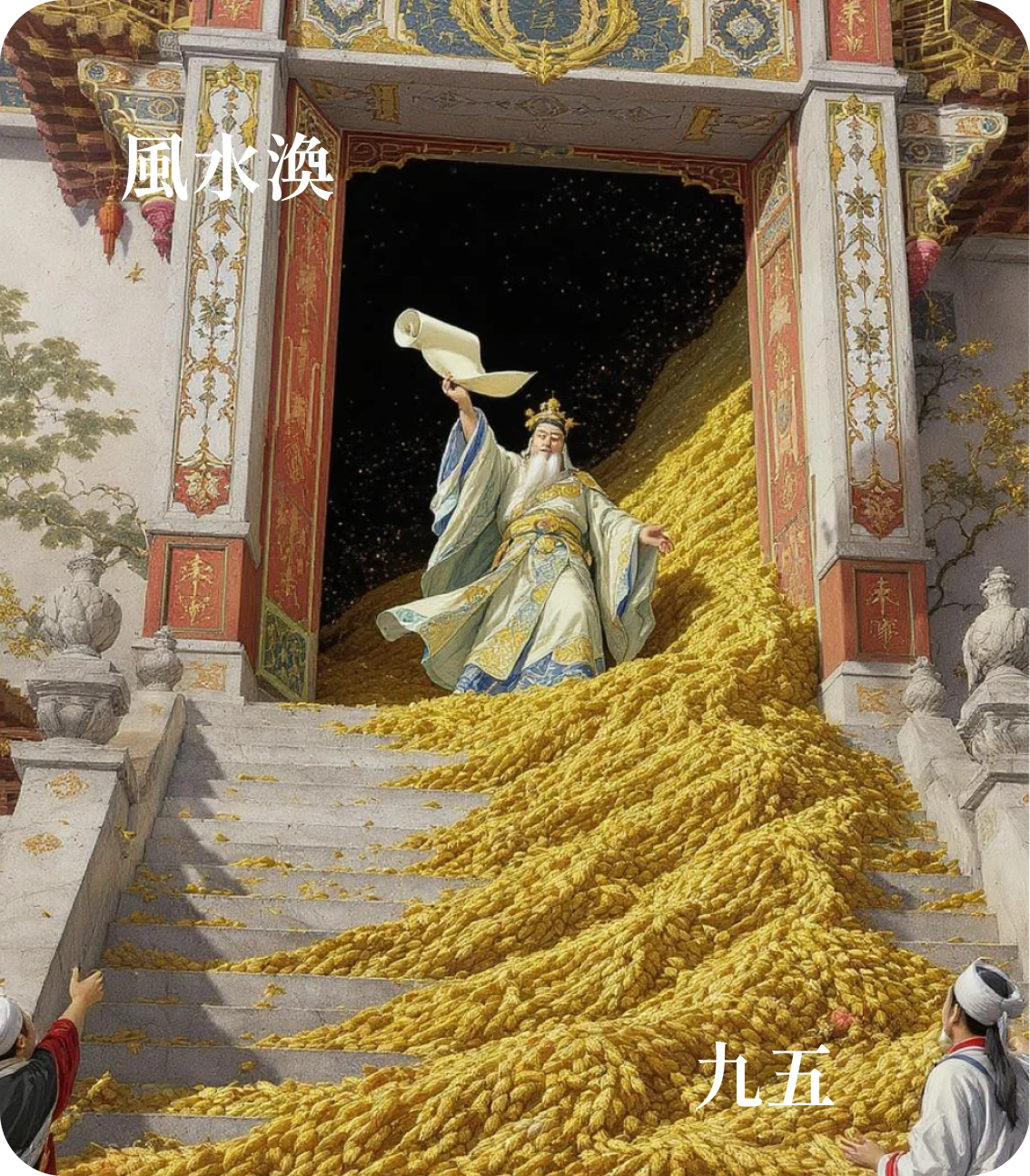渙卦九五爻カード:渙汗其大号