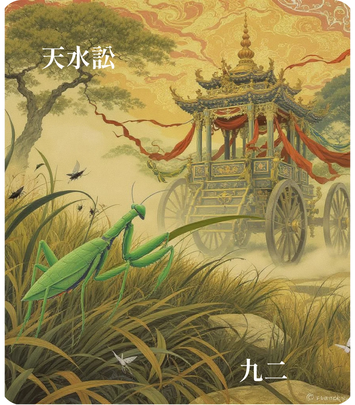 訟卦九二爻カード：不克訟