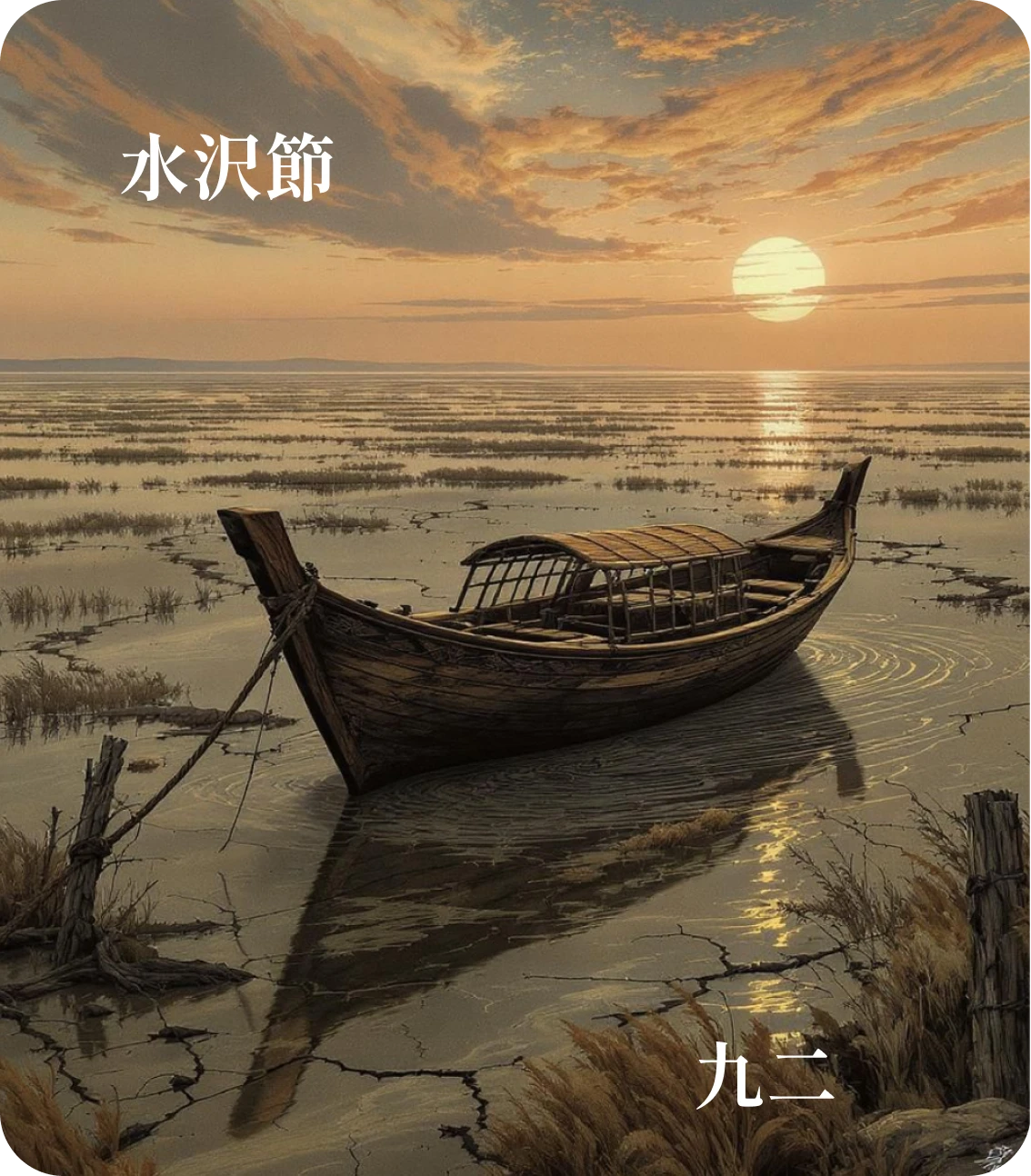 節卦九二爻カード:不出門庭凶