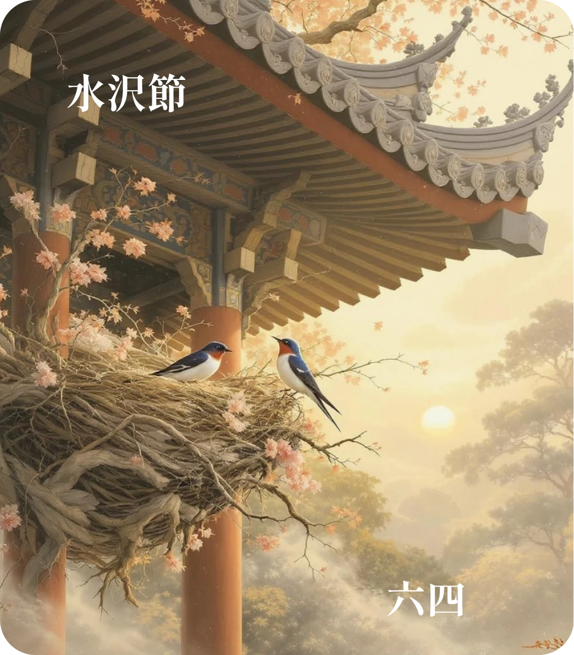節卦六四爻カード:安節亨