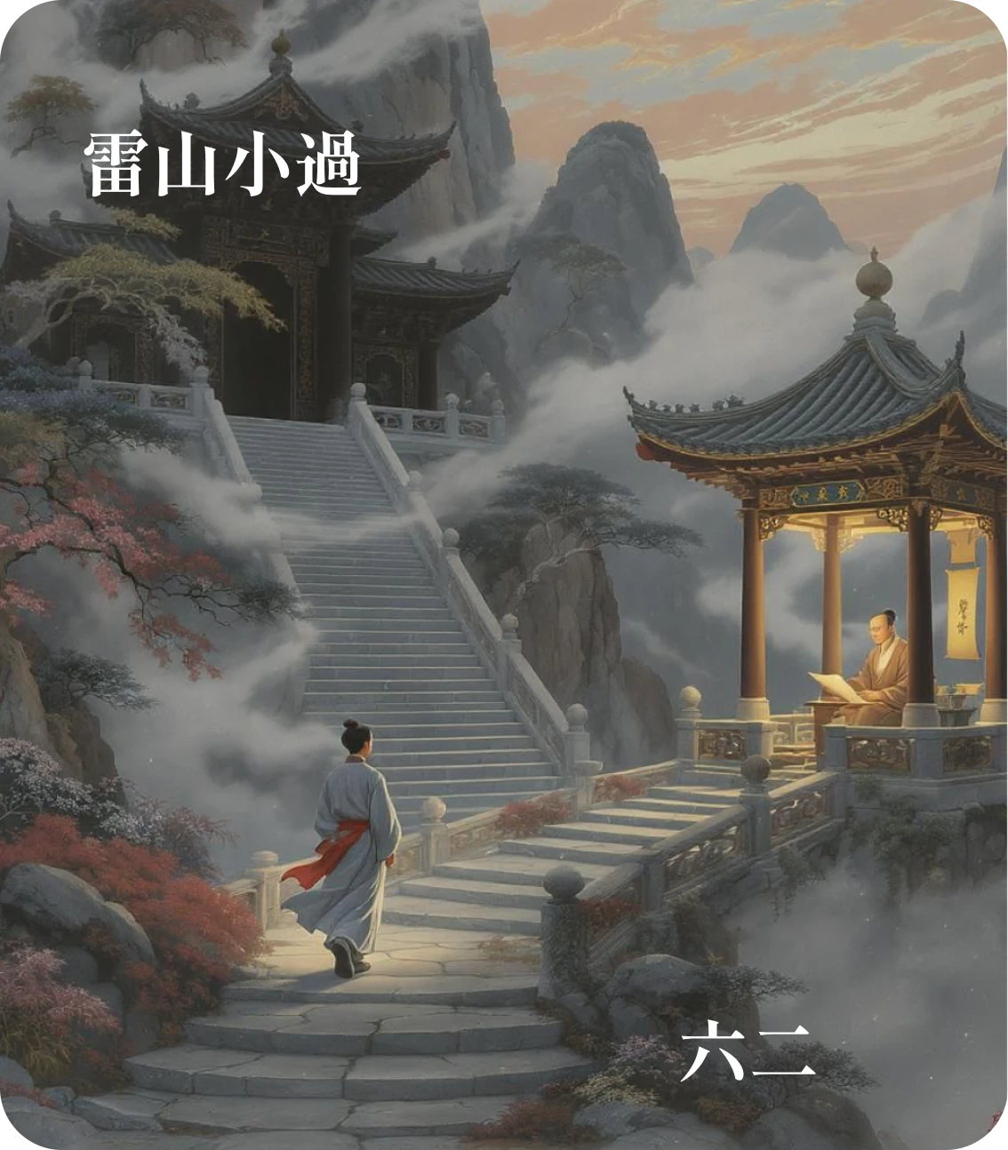 小過卦六二爻カード:過其祖遇其妣
