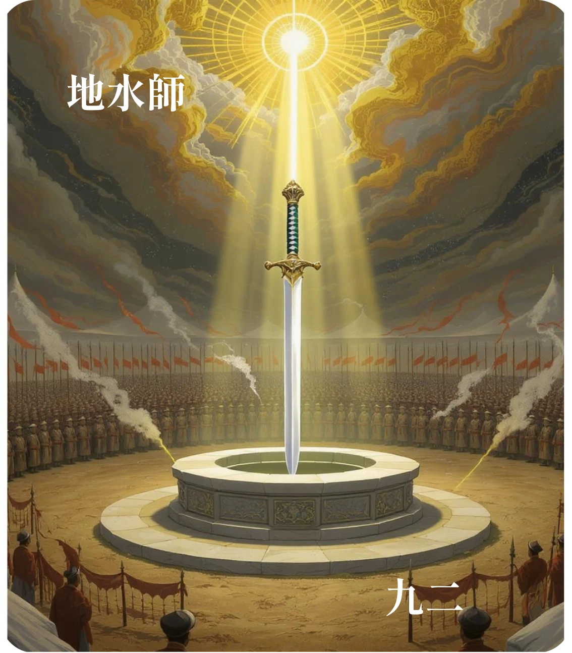 師卦九二爻カード:在師中吉