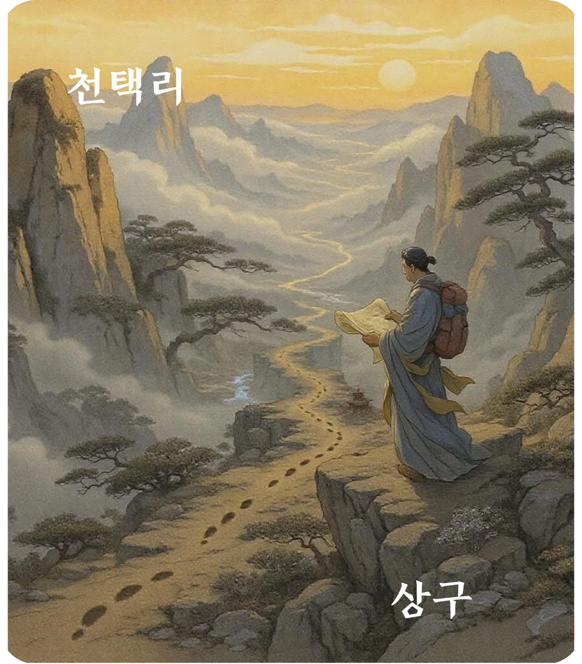 이괘 상구 효 카드: 시리고상