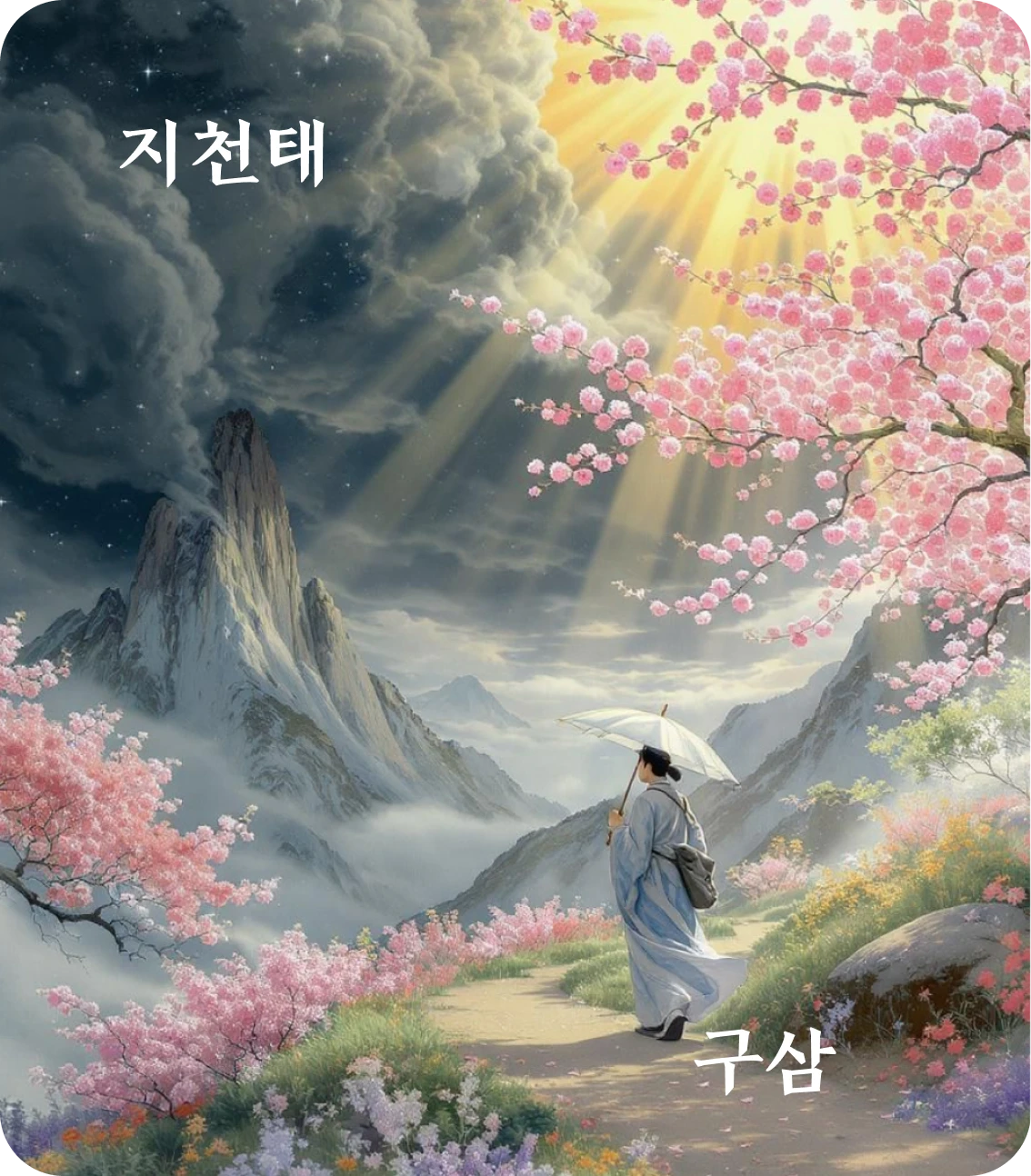 태괘 구삼 효 카드: 무평불피