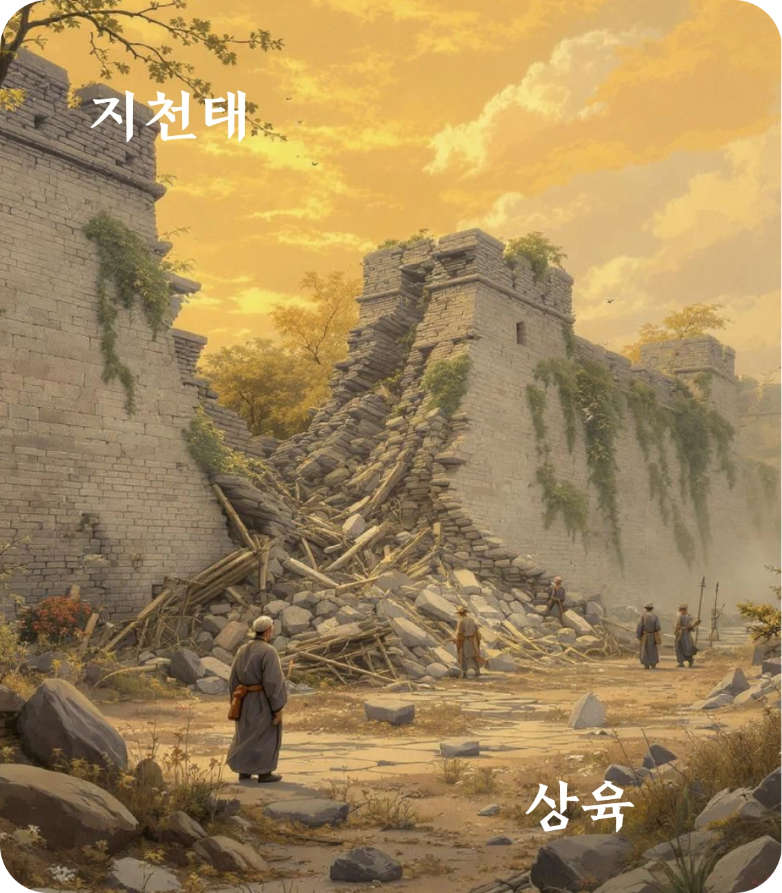 태괘 상육 효 카드: 성복우황