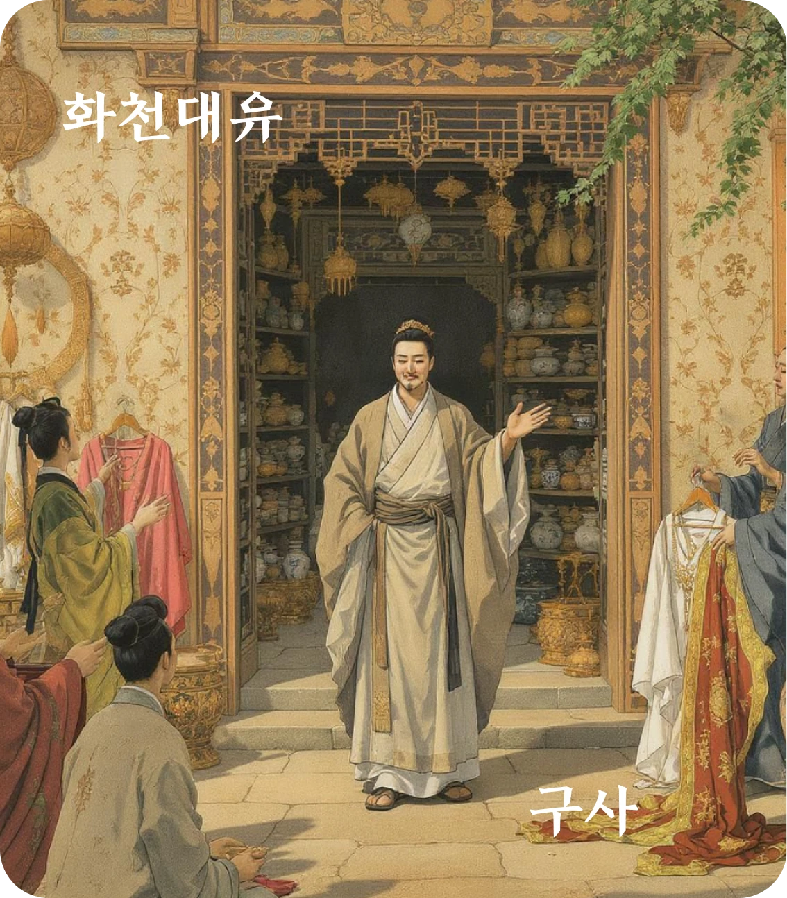 대유괘 구사 효 카드: 비기팽