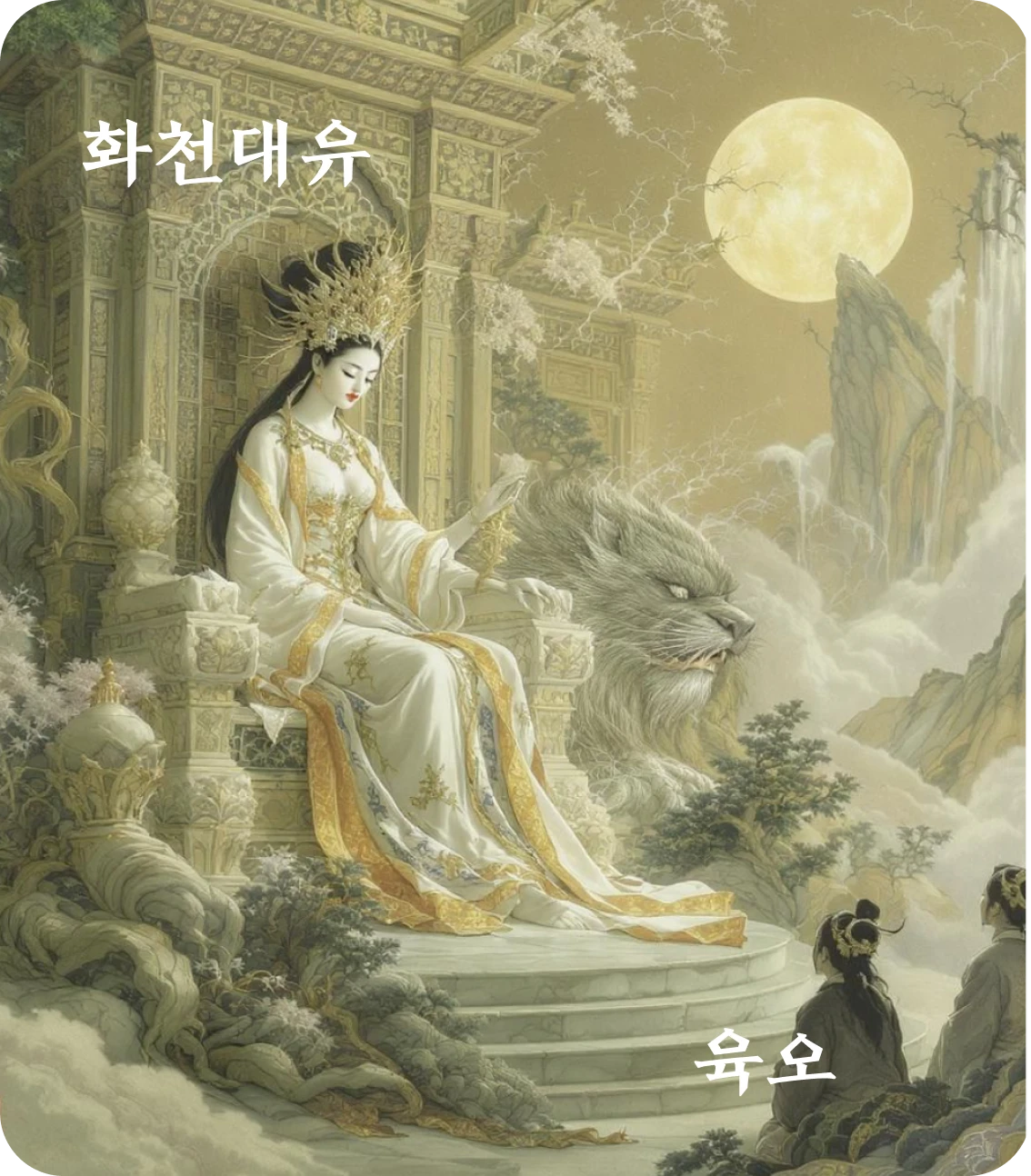 대유괘 육오 효 카드: 궐부교여