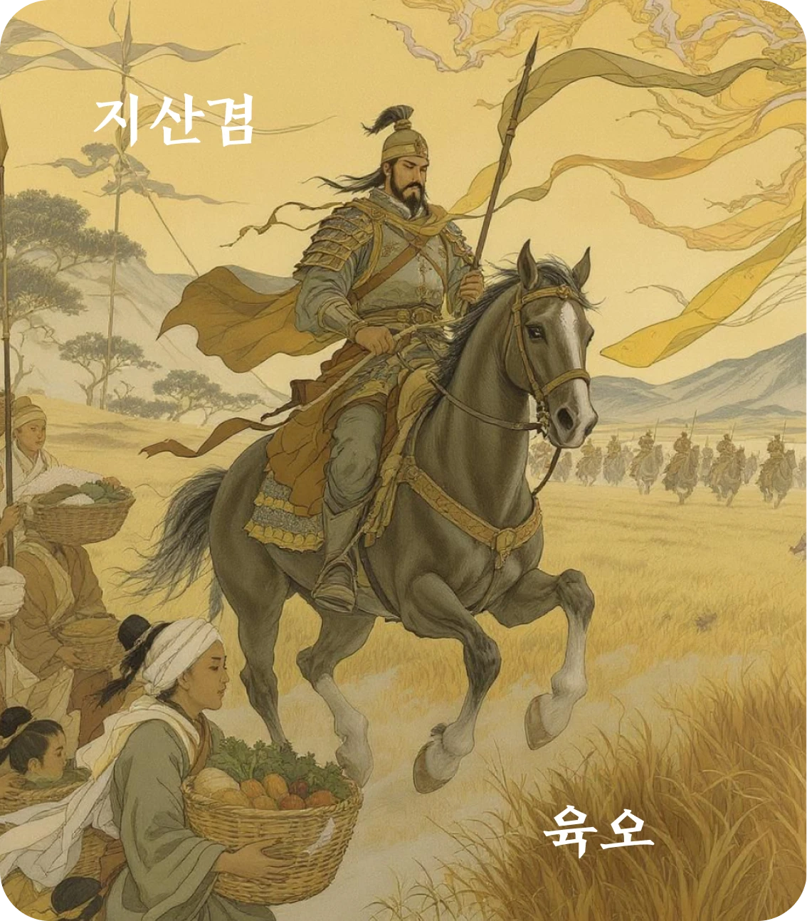 겸괘 육오 효 카드: 불부이기린