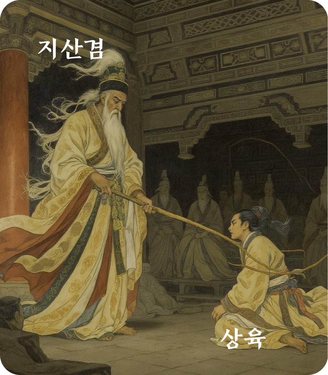 겸괘 상육 효 카드: 명겸이용행사