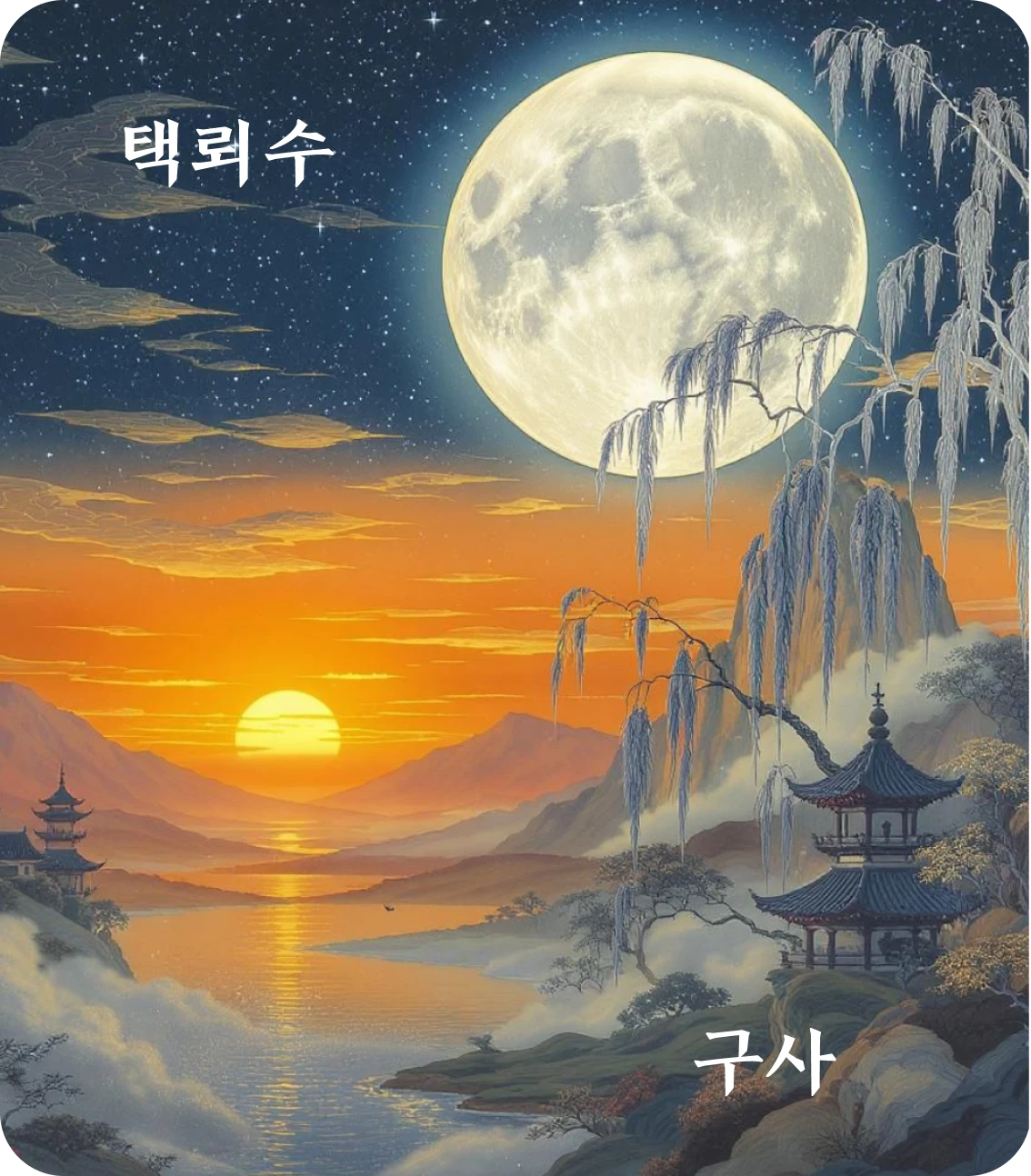 수괘 구사 효 카드: 유부재도