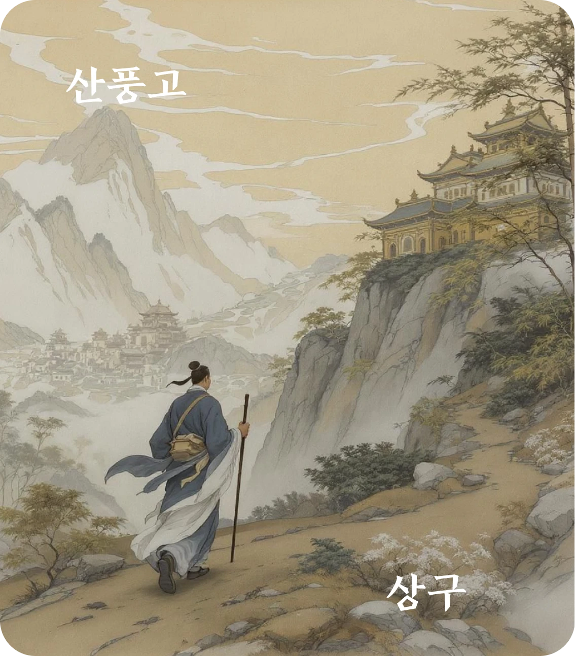 고괘 상구 효 카드: 불사왕후