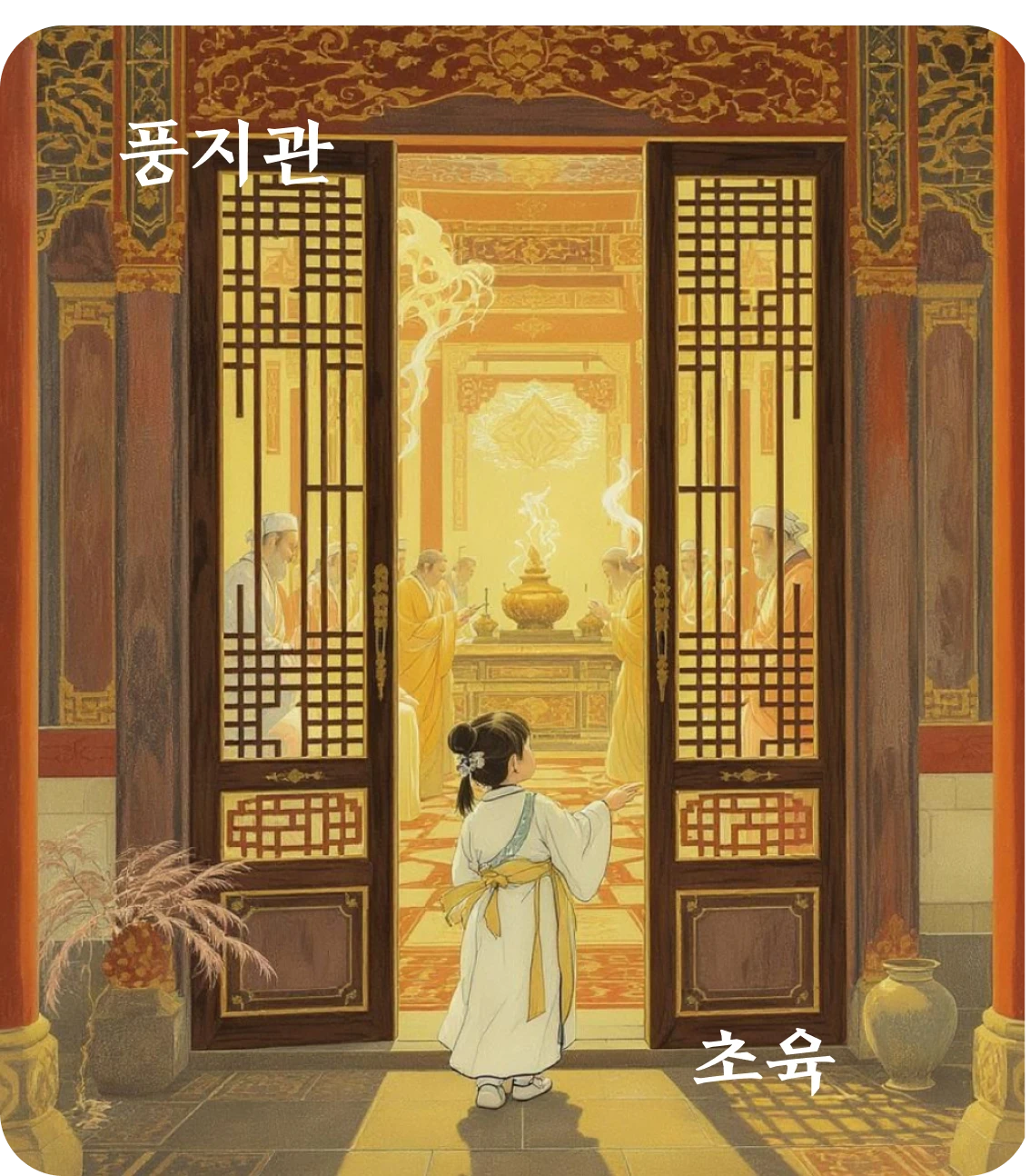 관괘 초육 효 카드: 동관