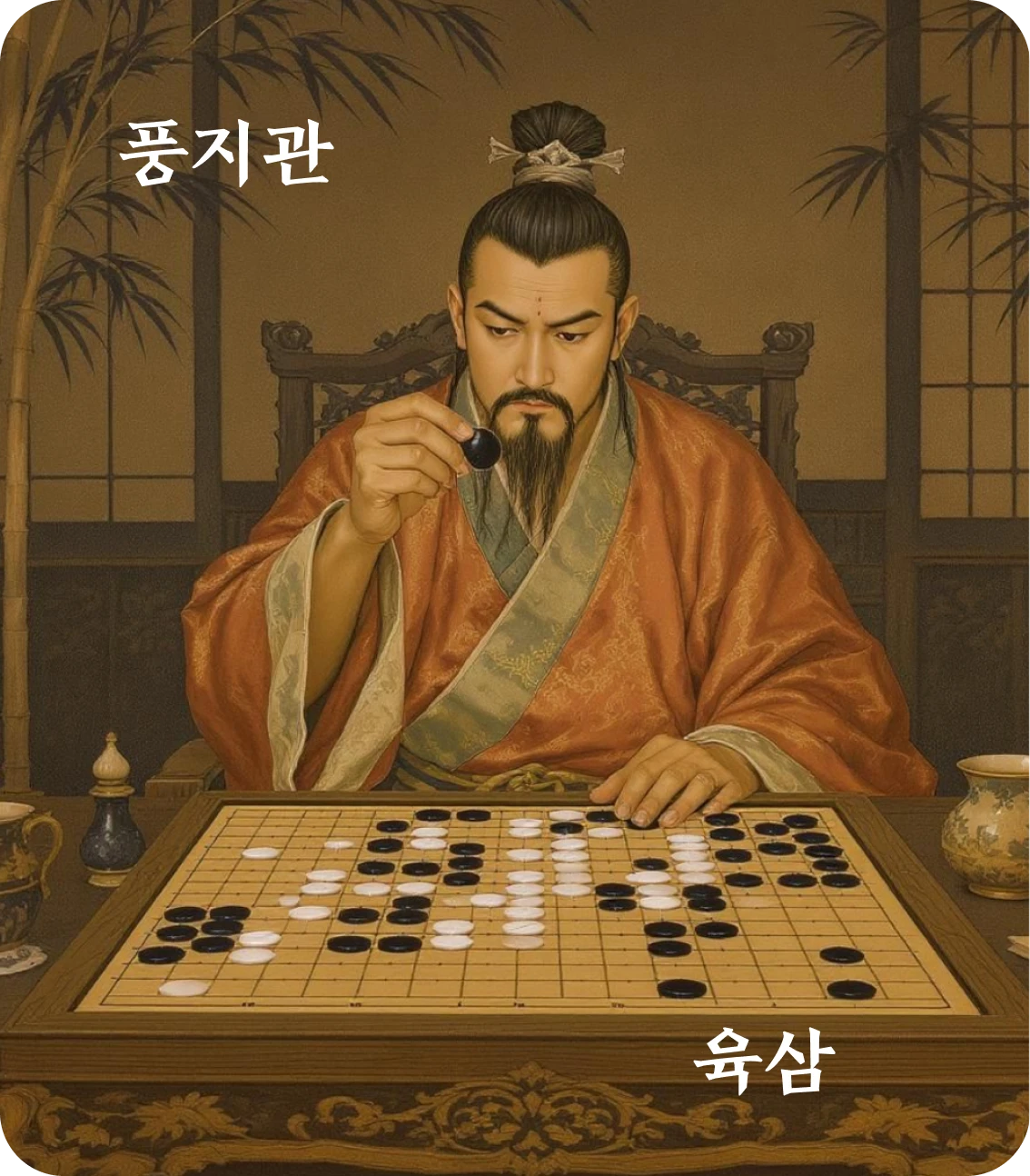 관괘 육삼 효 카드: 관아생