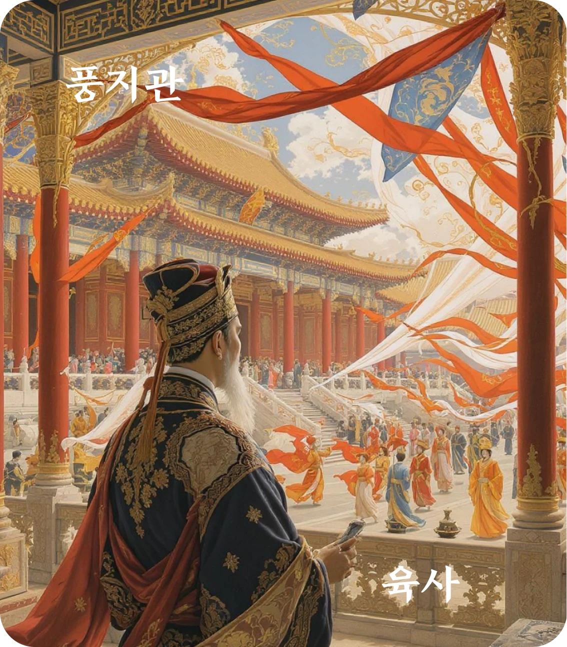 관괘 육사 효 카드: 관국지광