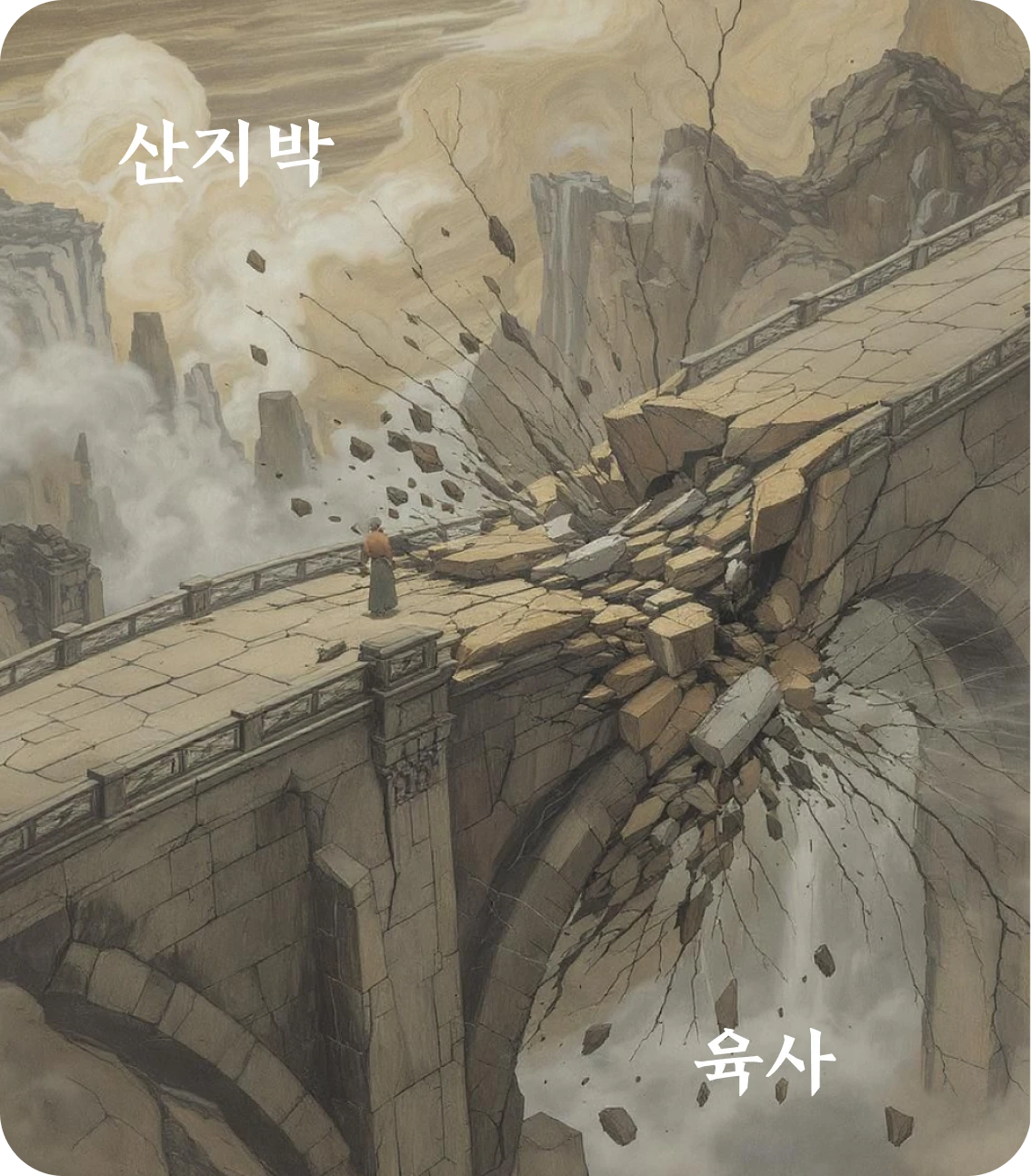 박괘 육사 효 카드: 박상이부