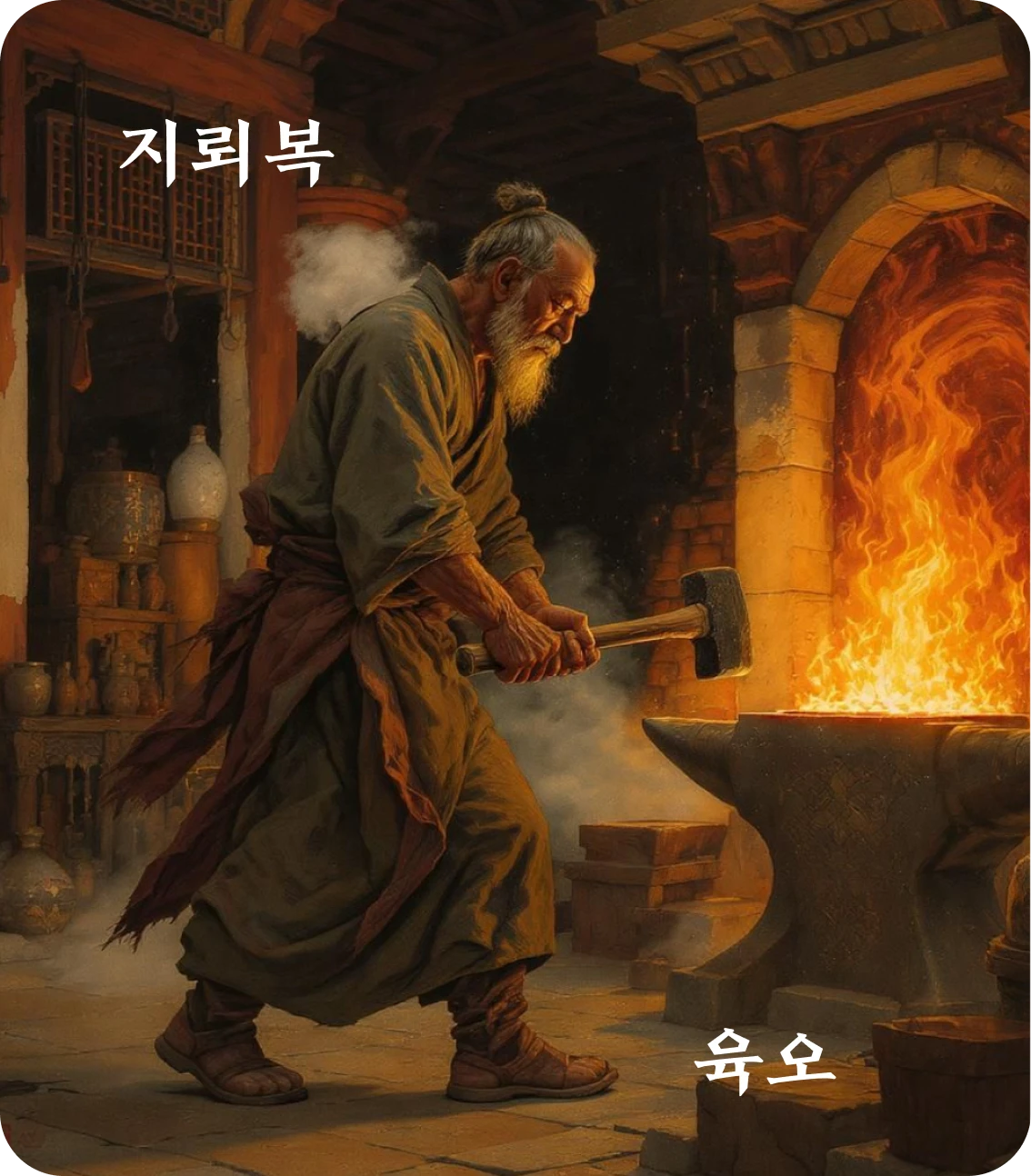 복괘 육오 효 카드: 돈복