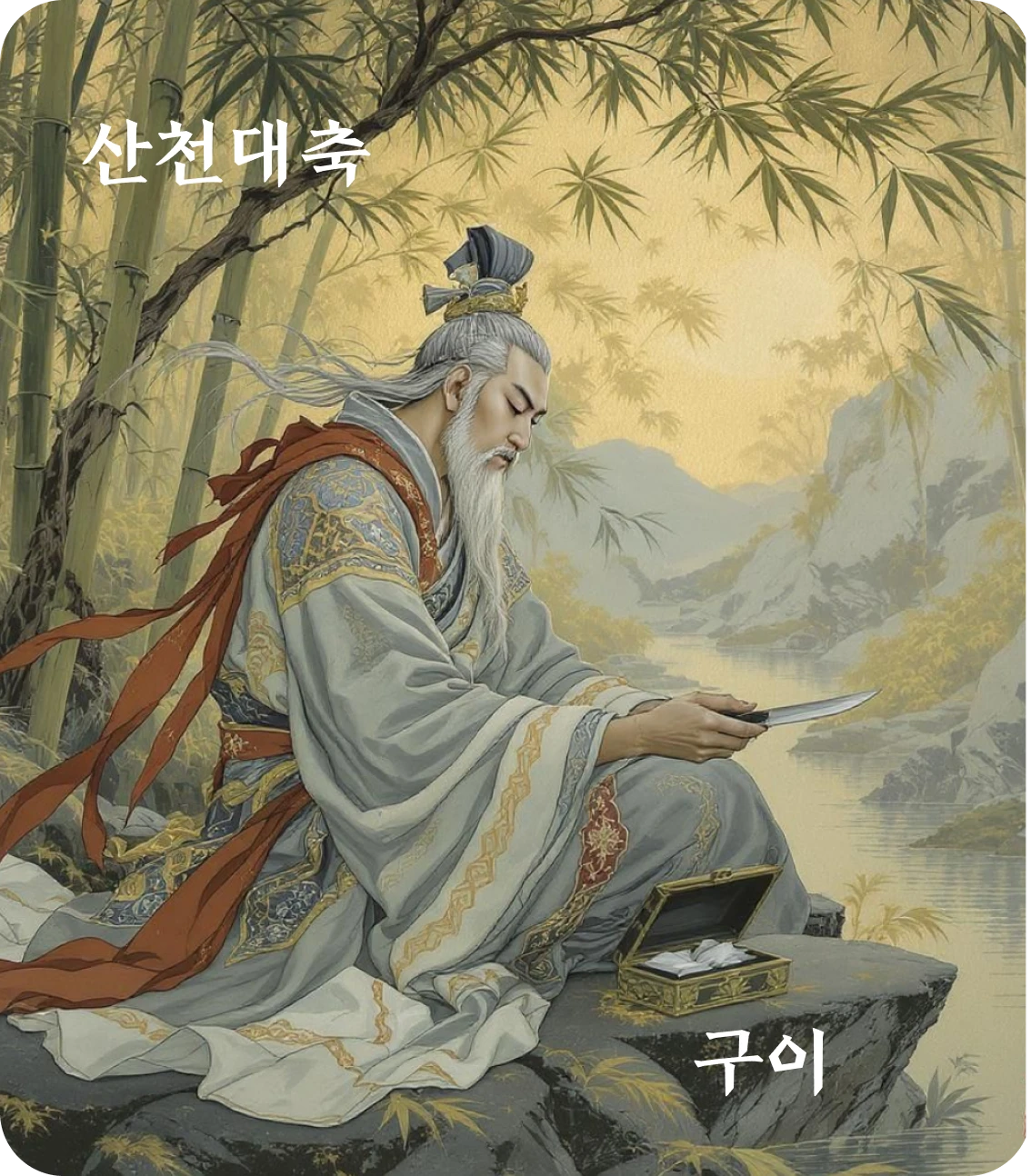 대축괘 구이 효 카드: 여탈복