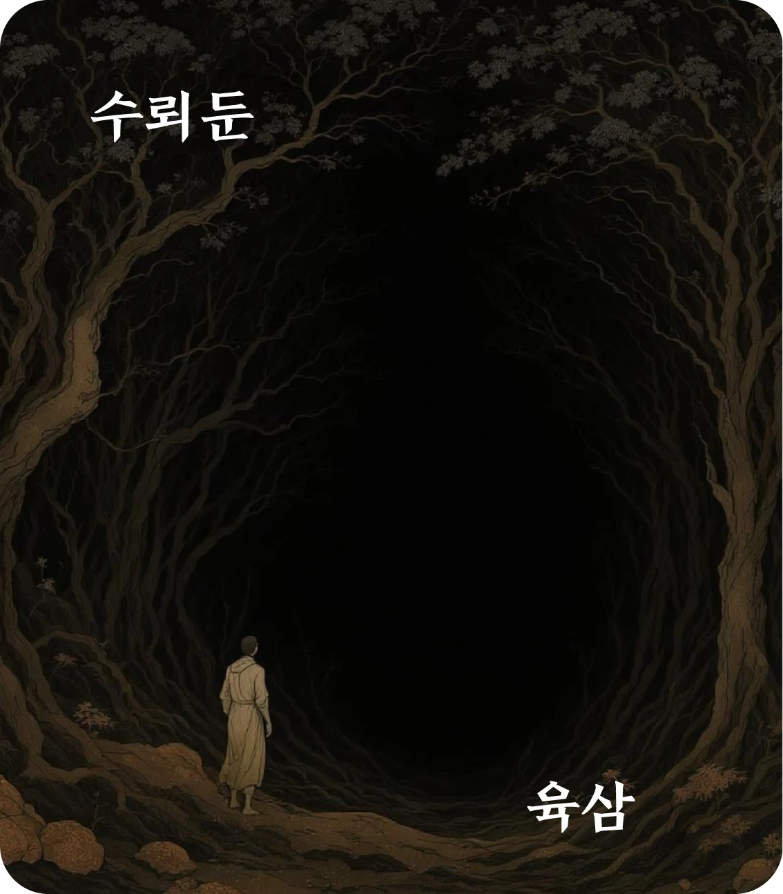 수뢰둔괘 육삼 효 카드: 즉록무우