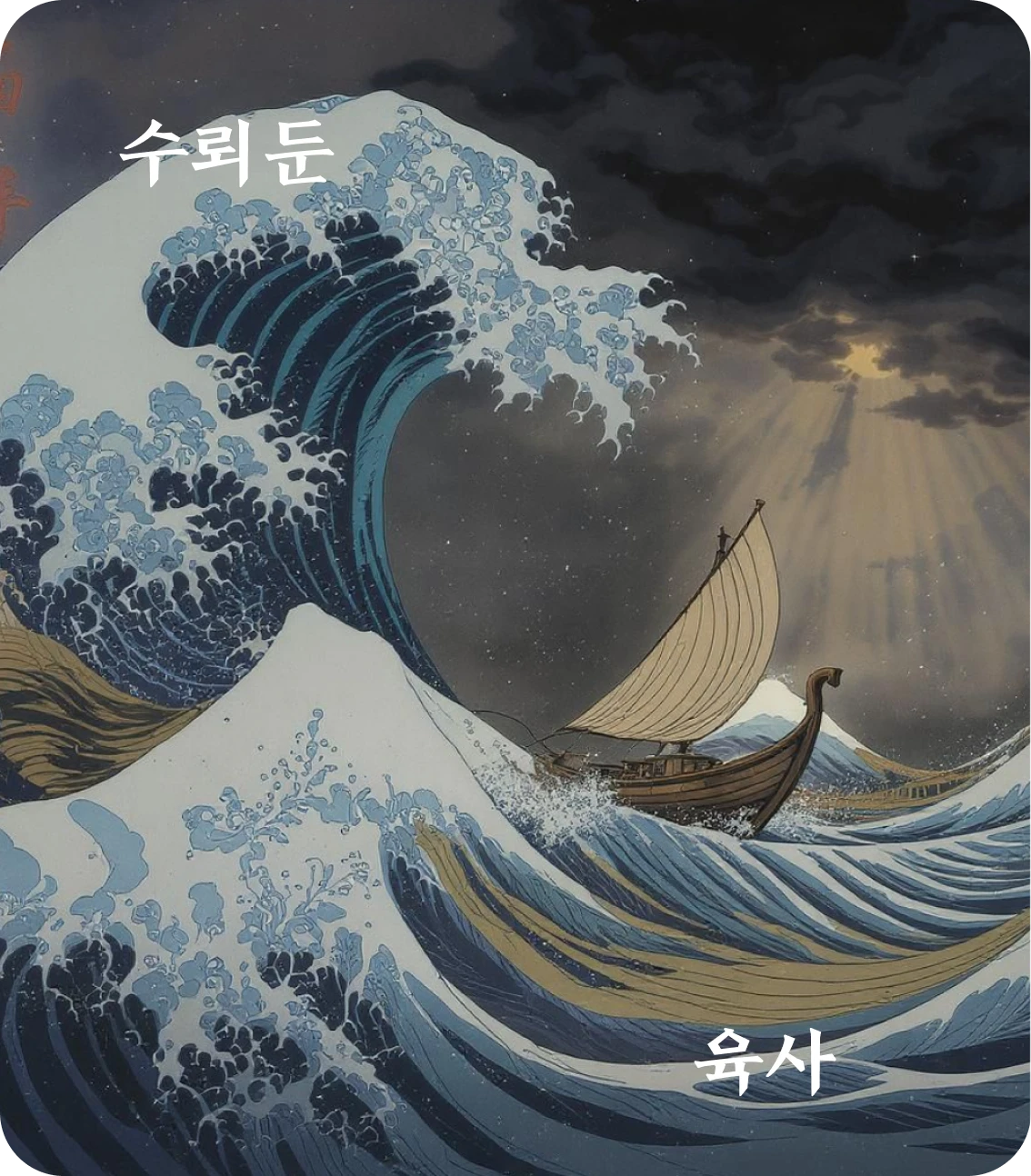 수뢰둔괘 육사 효 카드: 승마구혼구