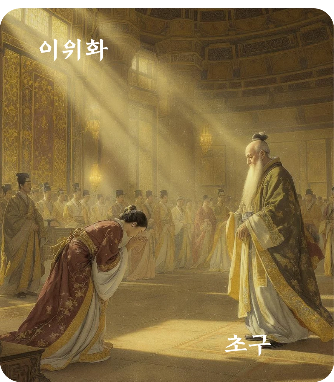 리괘 초구 효 카드: 이착연