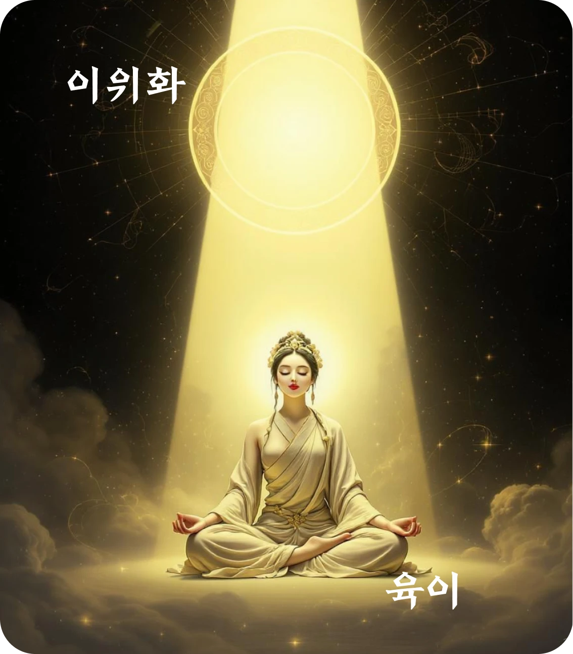 리괘 육이 효 카드: 황리원길