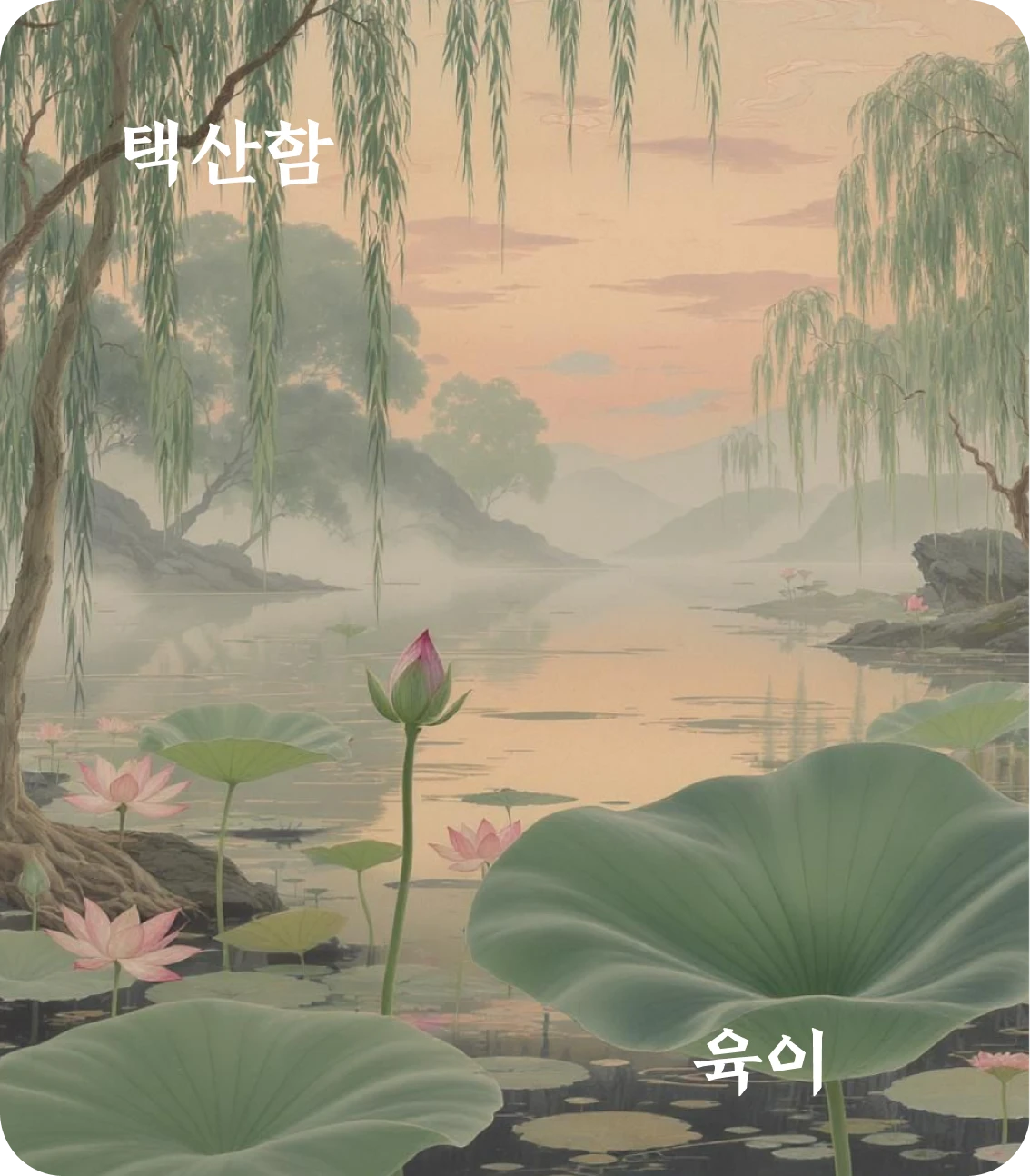 함괘 육이 효 카드: 함기비