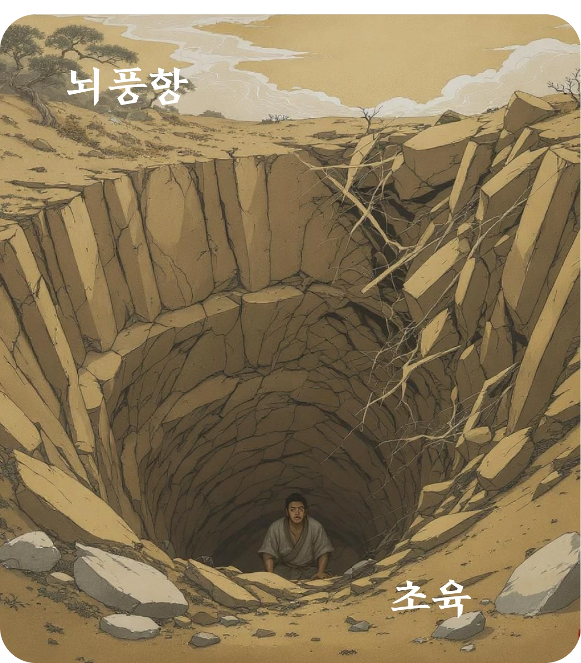 항괘 초육 효 카드: 준항