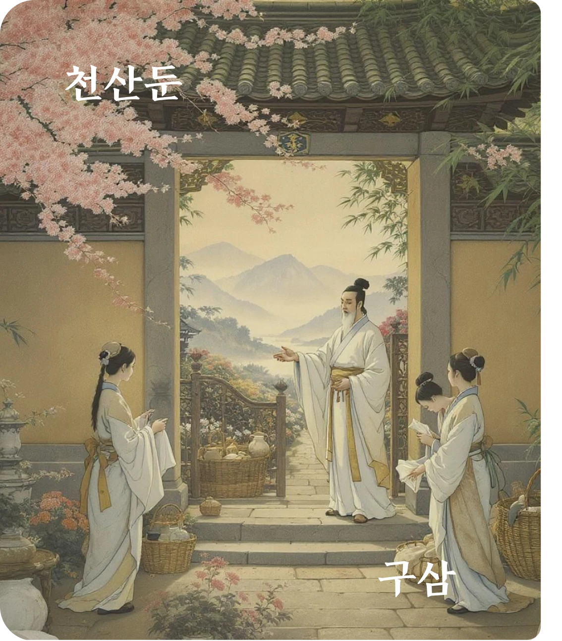 둔괘 구삼 효 카드: 계둔