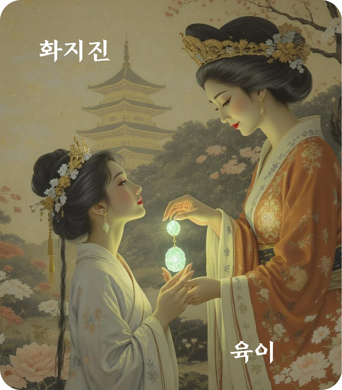 진괘 육이 효 카드: 수자개복