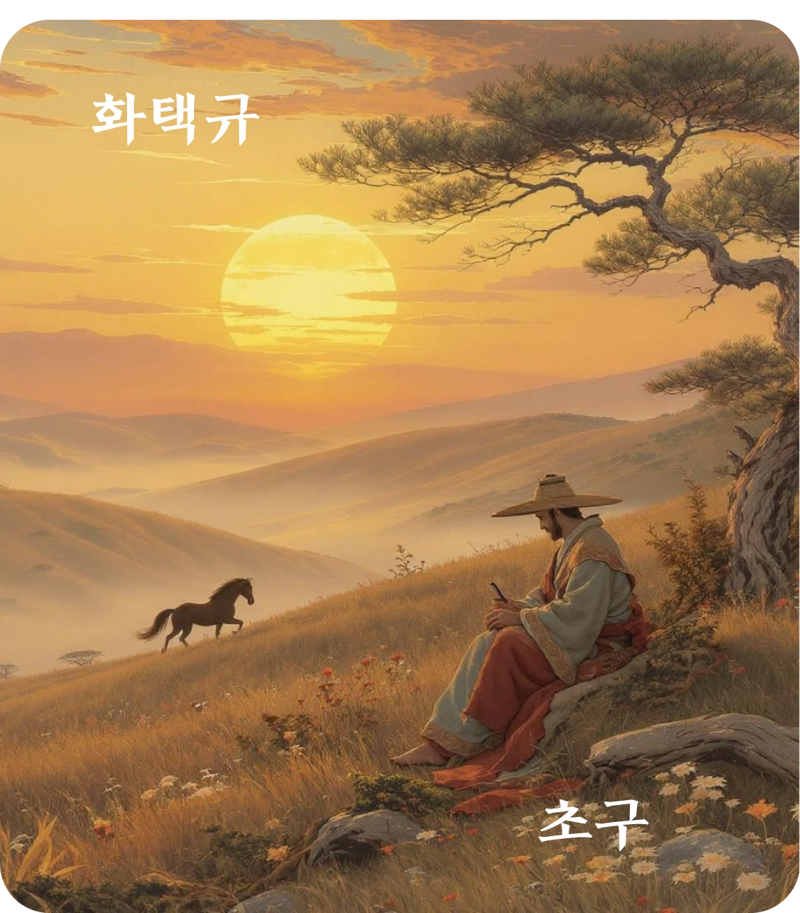 규괘 초구 효 카드: 상마자복