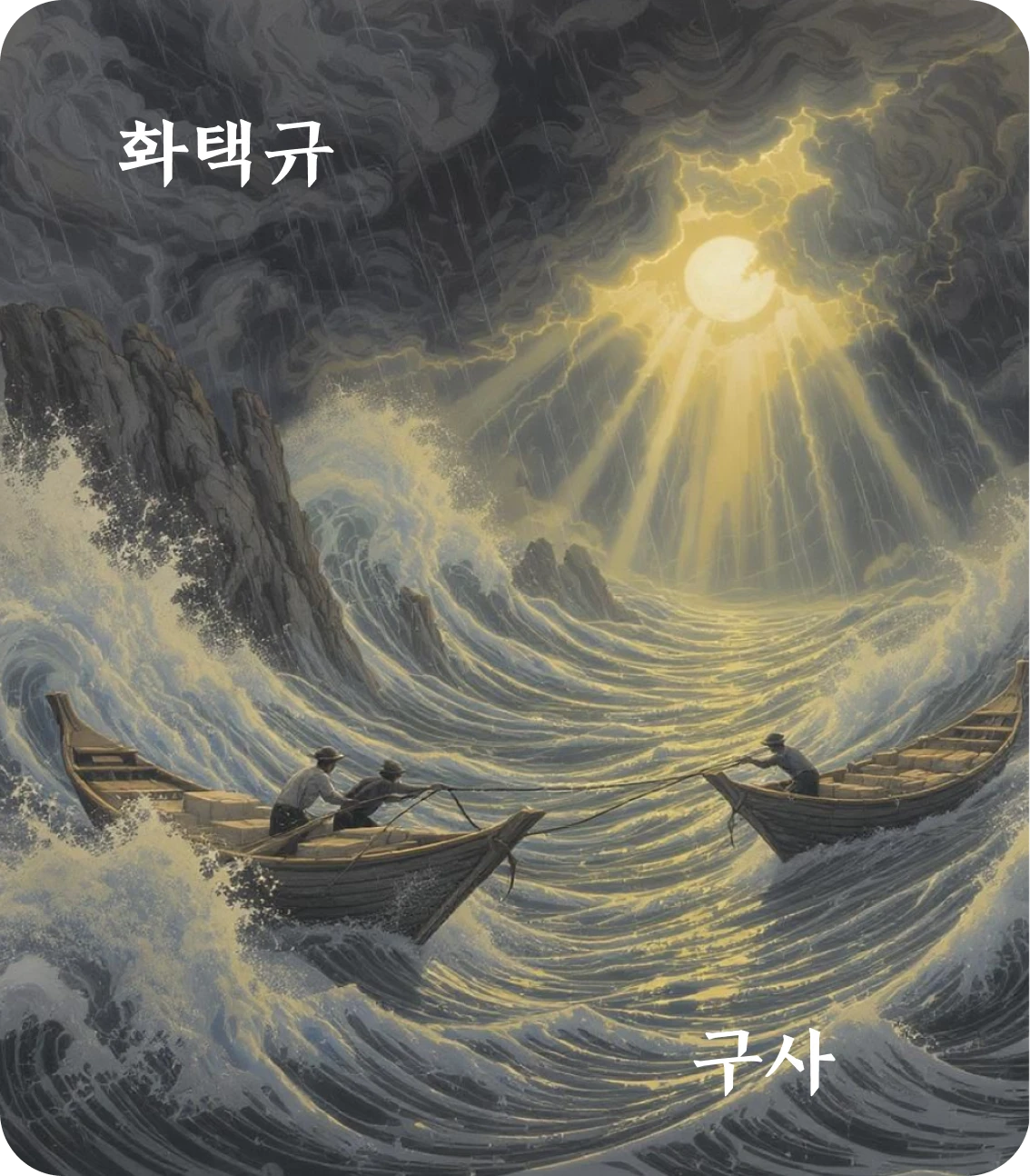 규괘 구사 효 카드: 우원부