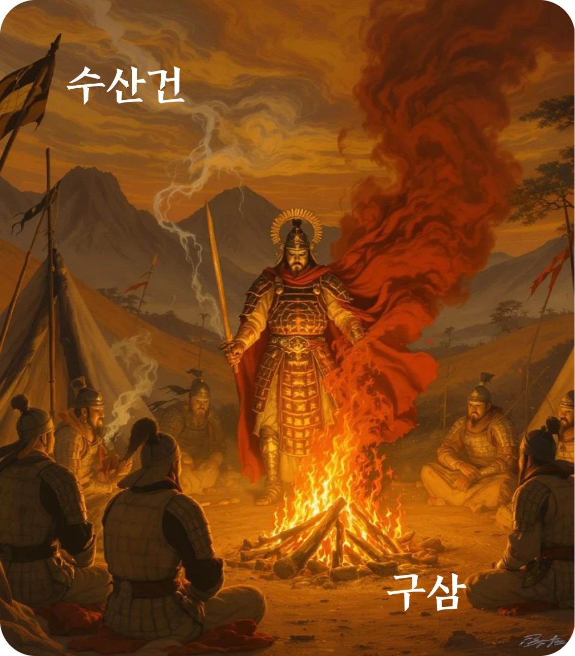 건괘 구삼 효 카드: 래반