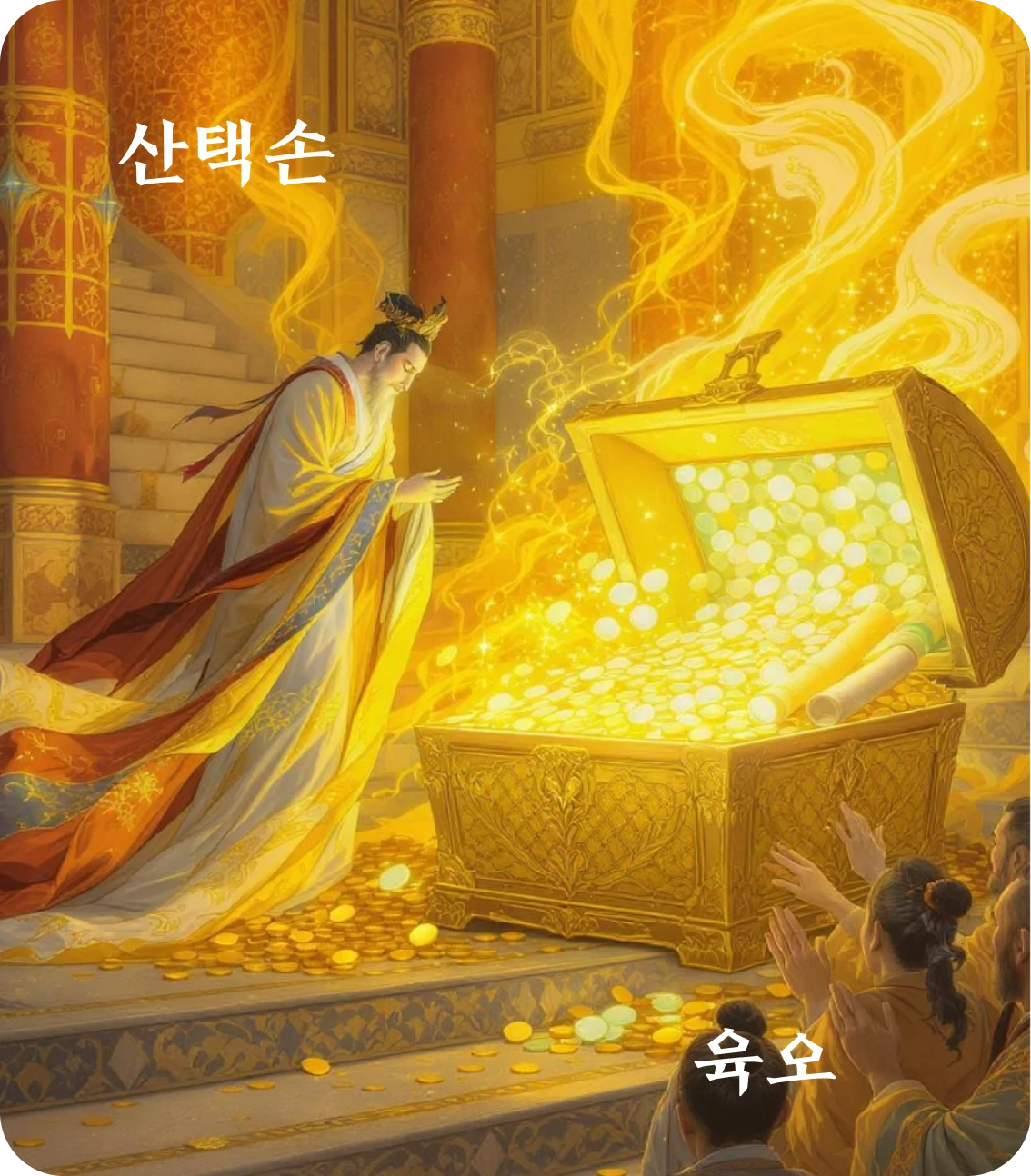 손괘 육오 효 카드: 십붕지귀