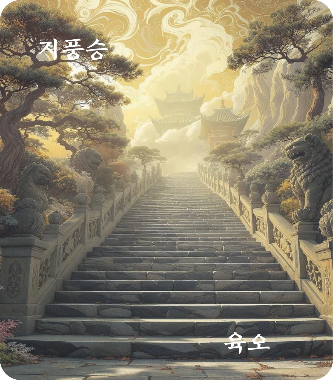 승괘 육오 효 카드: 승계