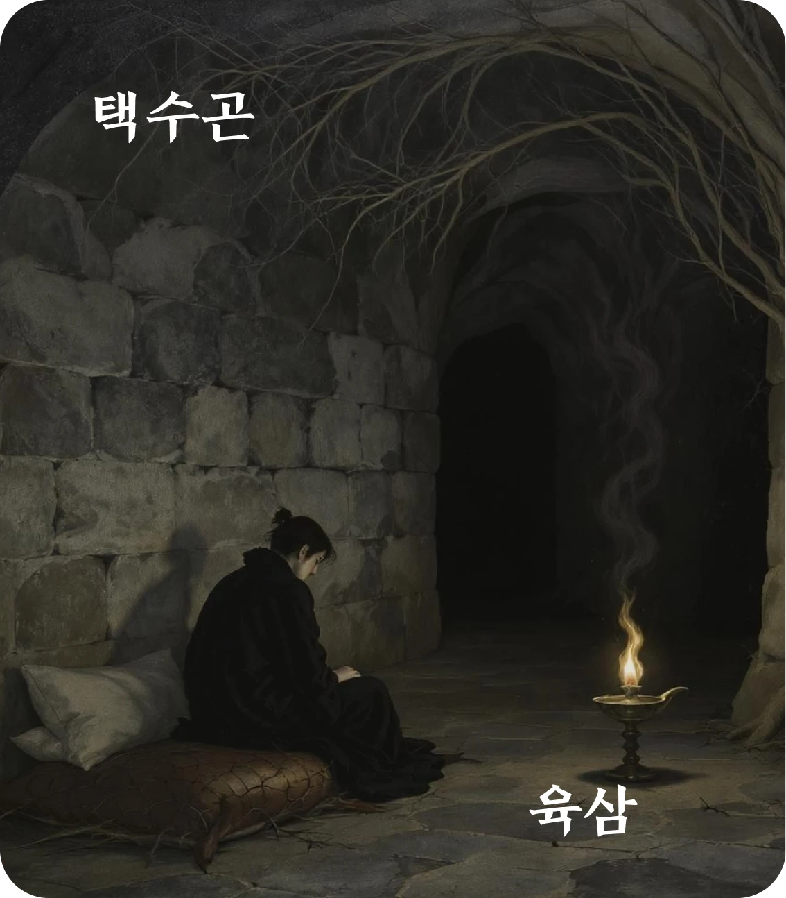 곤괘 육삼 효 카드: 곤우석