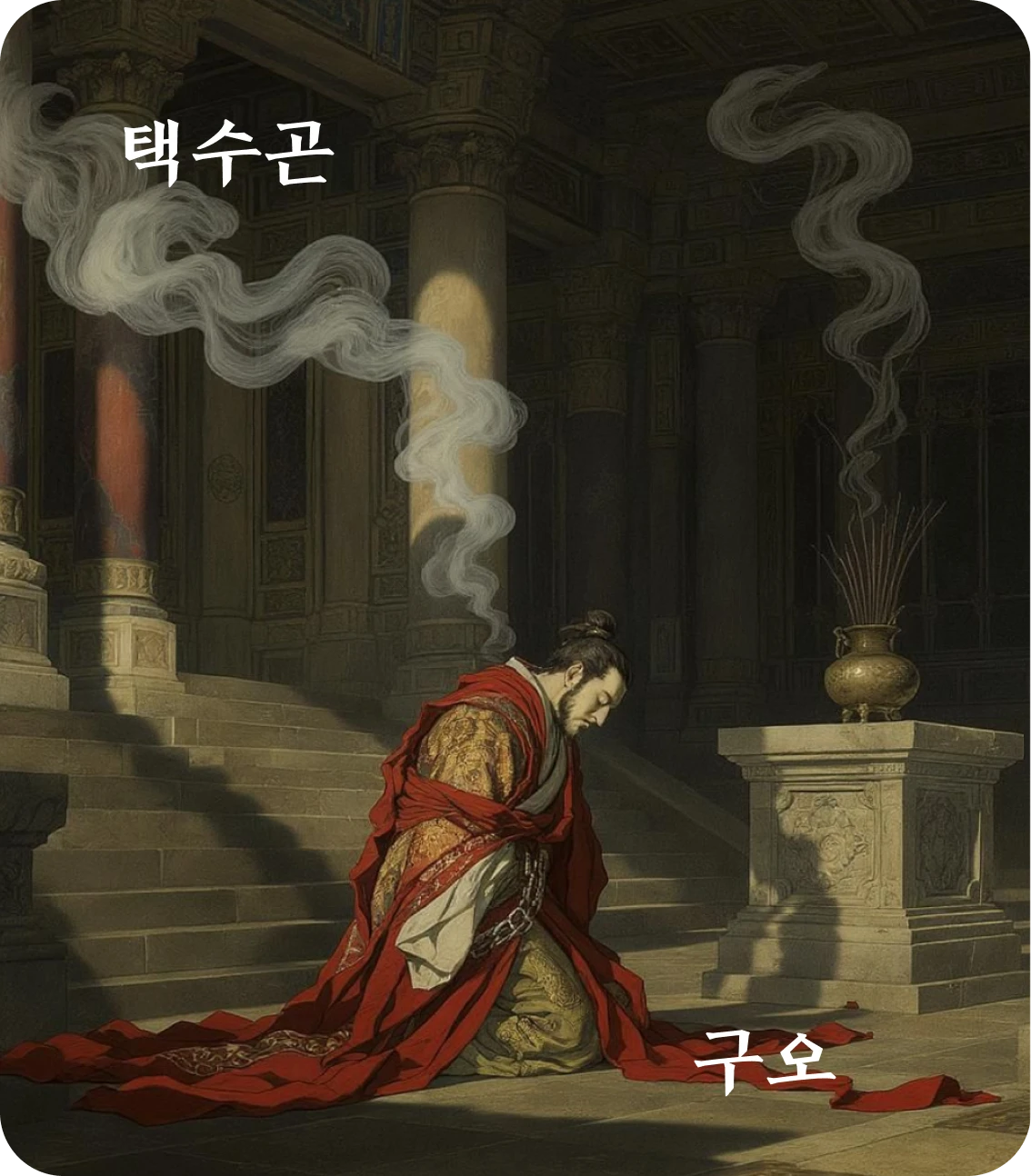 곤괘 구오 효 카드: 의열