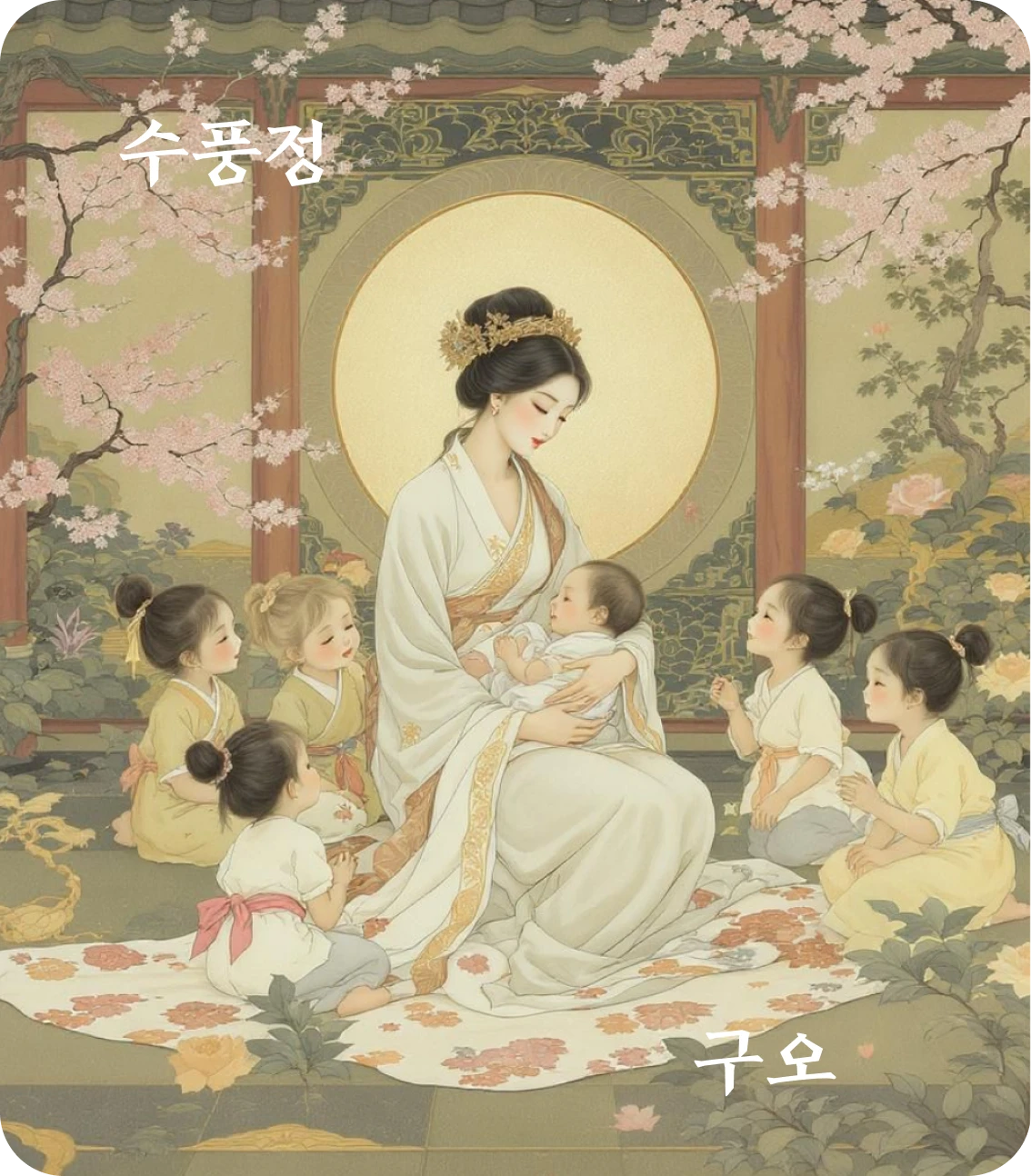 정괘 구오 효 카드: 한천식