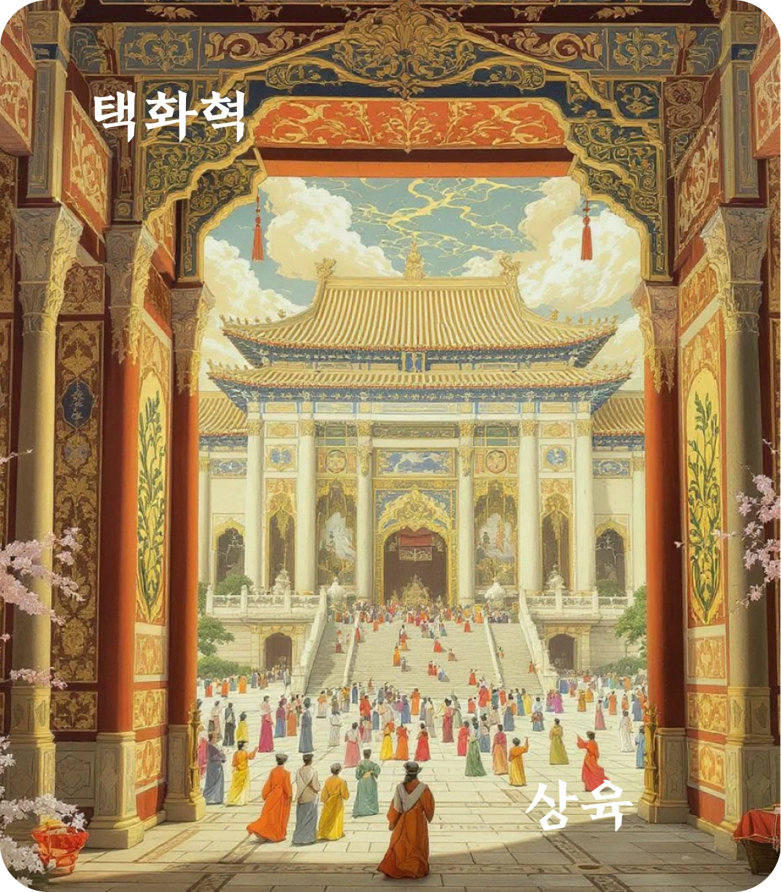 혁괘 상육 효 카드: 군자표변