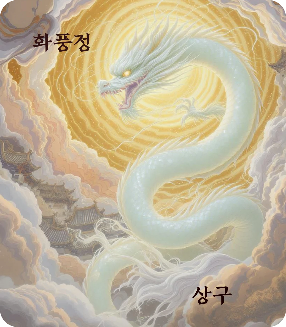 정괘 상구 효 카드: 옥현대길