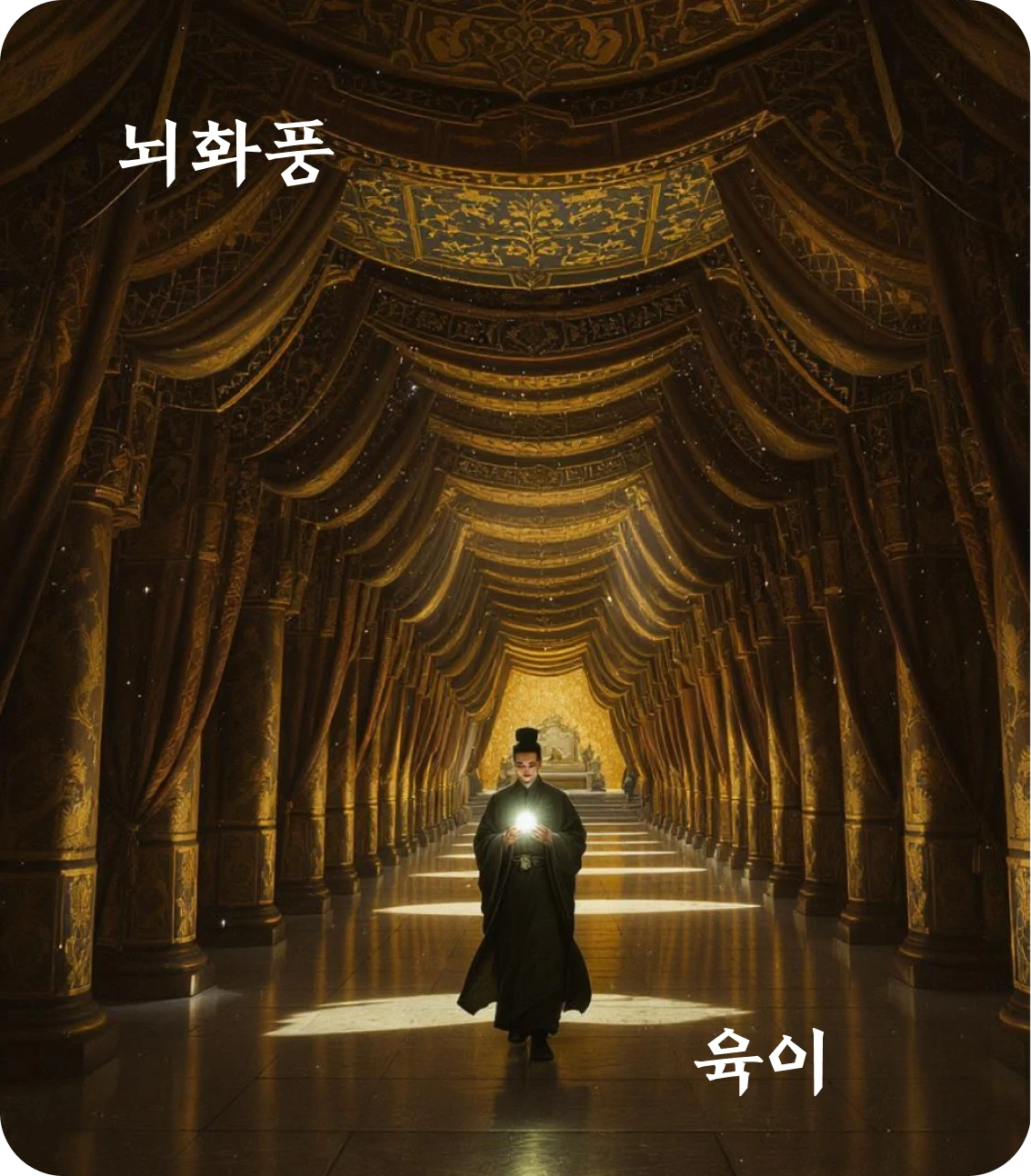 풍괘 육이 효 카드: 일중견두