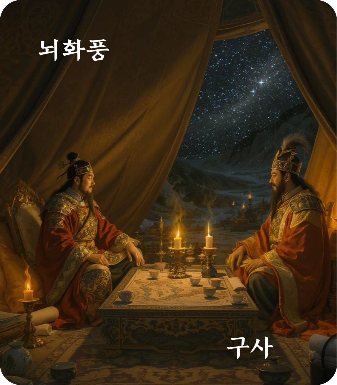 풍괘 구사 효 카드: 우기이주