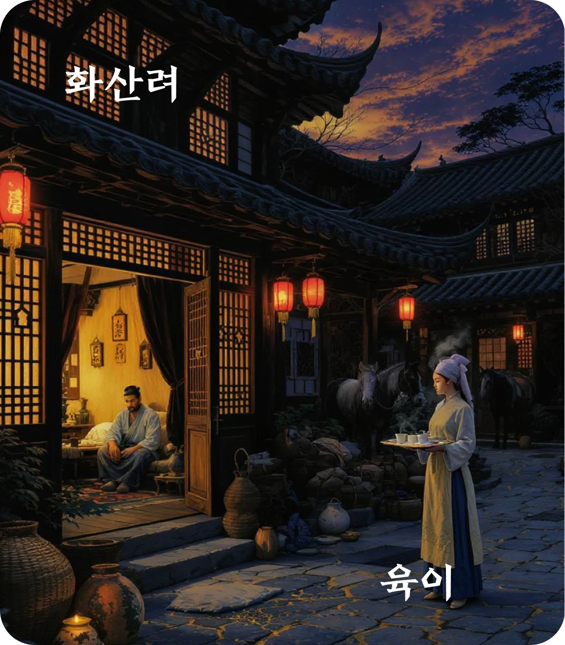 여괘 육이 효 카드: 여즉차